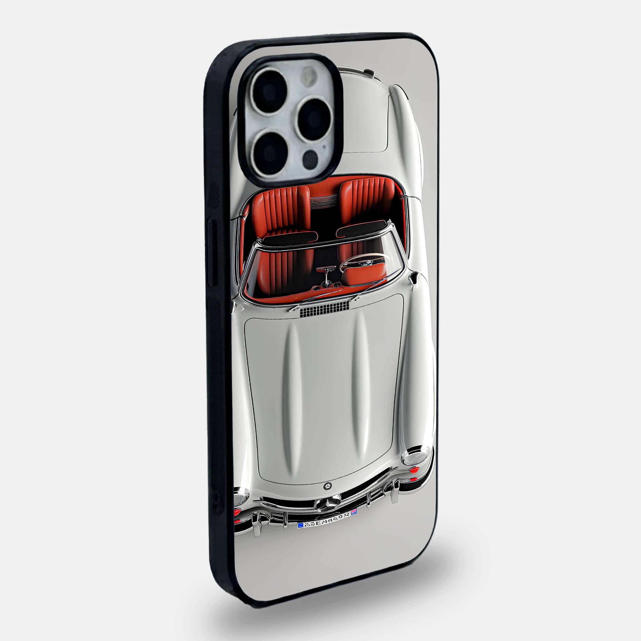 Vintage Luxury Classic Car | Premium Glass iPhone & Samsung Mobile Cover Case