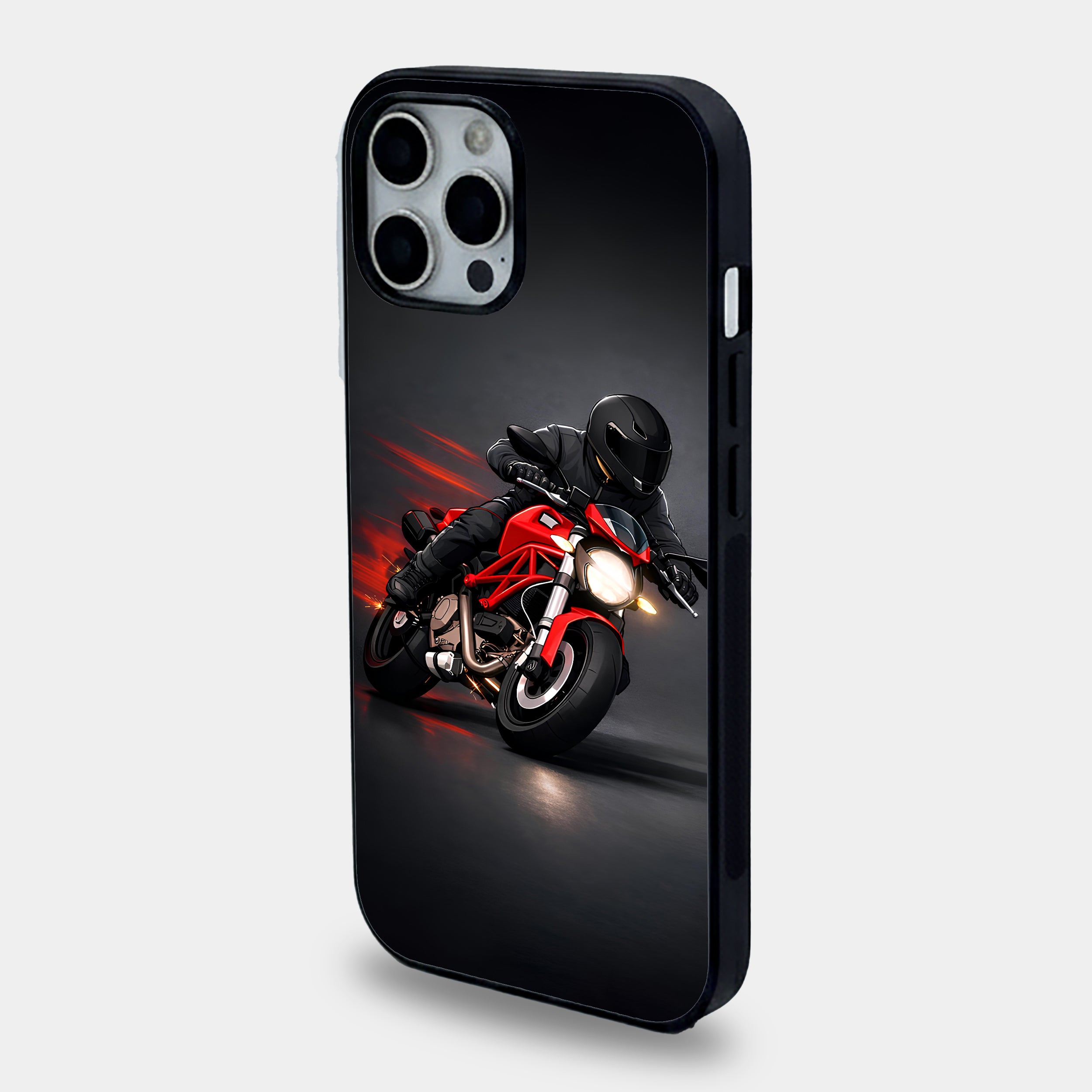 Red Sport Motorcycle Case