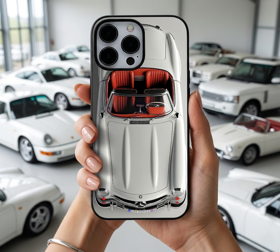 Vintage Luxury Classic Car | Premium Glass iPhone & Samsung Mobile Cover Case
