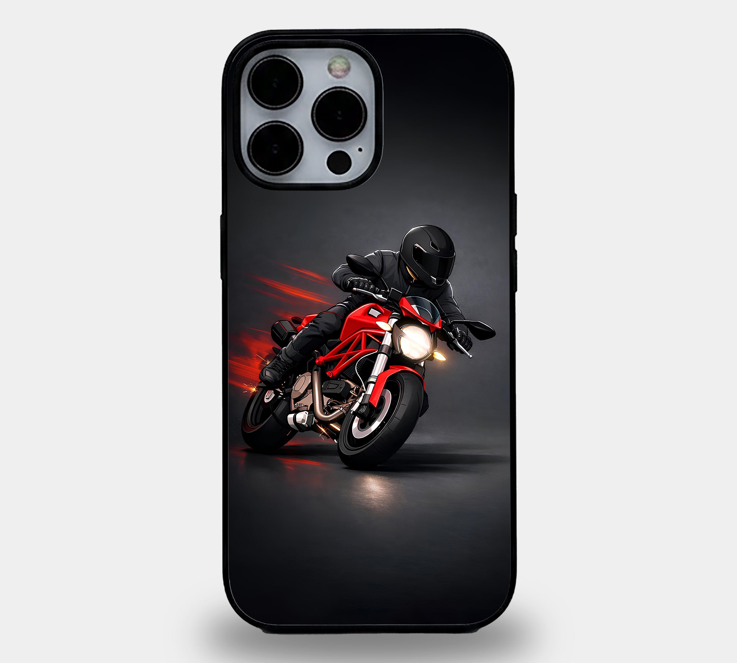 Red Sport Motorcycle Case