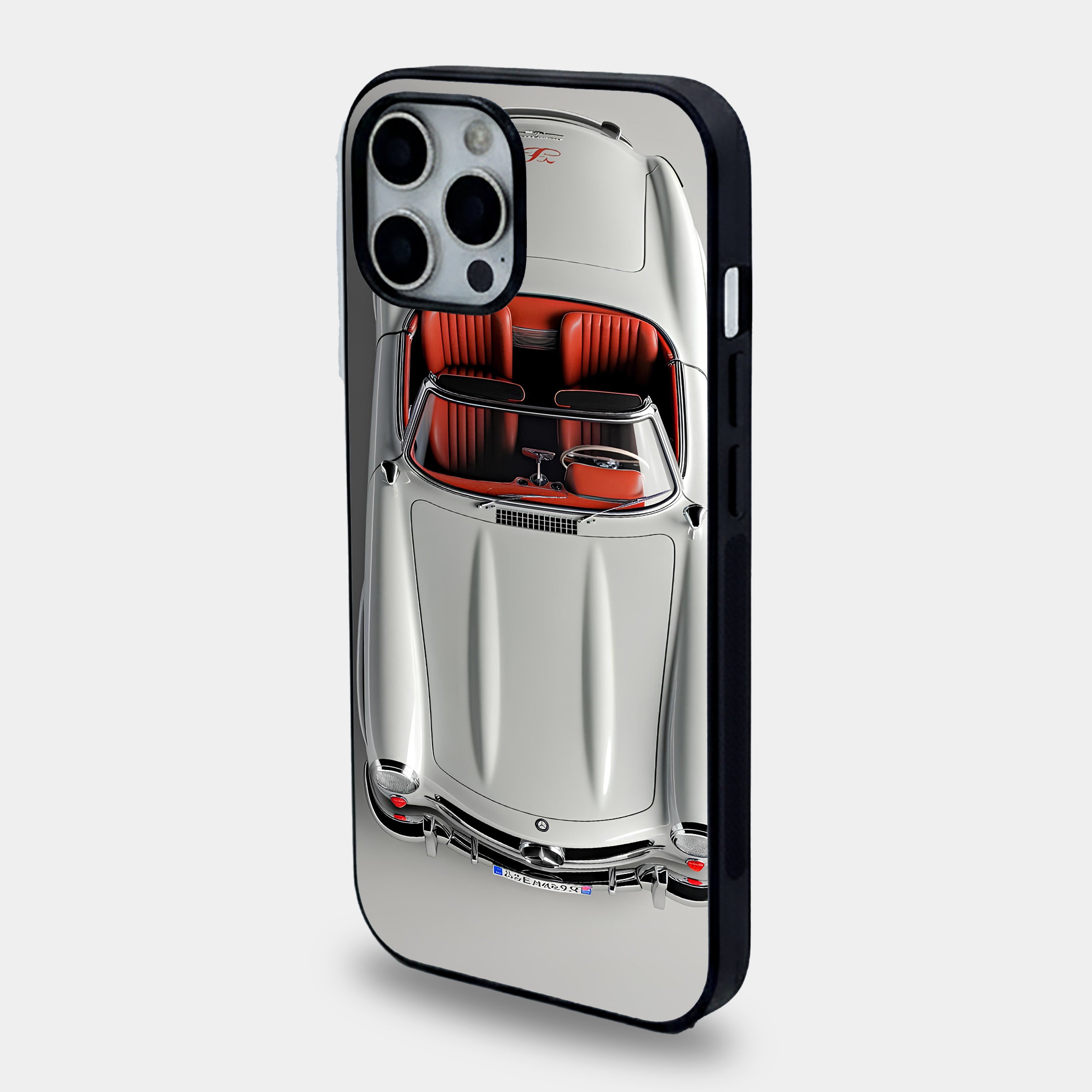 Vintage Luxury Classic Car | Premium Glass iPhone & Samsung Mobile Cover Case
