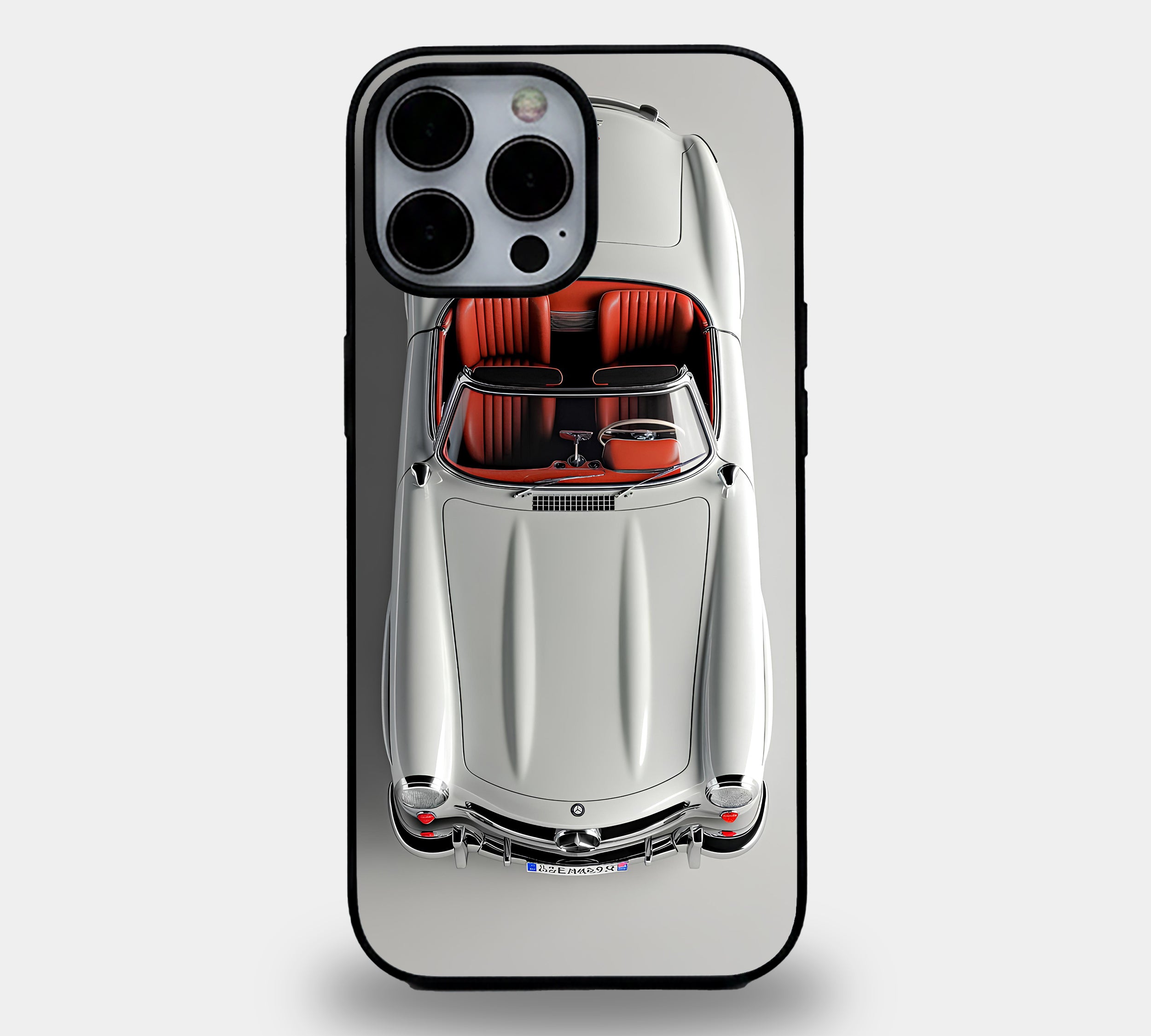 Vintage Luxury Classic Car | Premium Glass iPhone & Samsung Mobile Cover Case