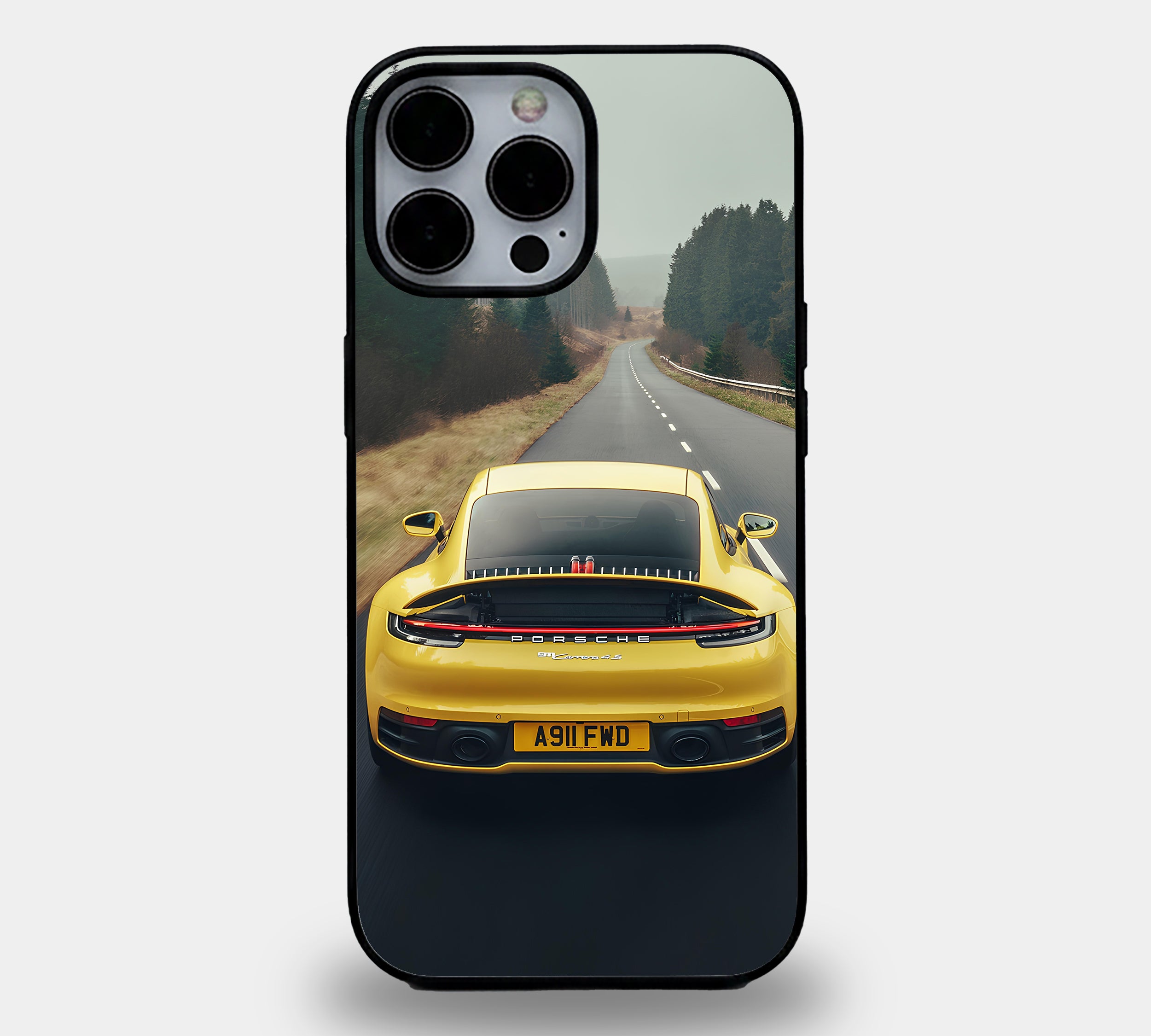 Yellow Porsche Mountain Road Case