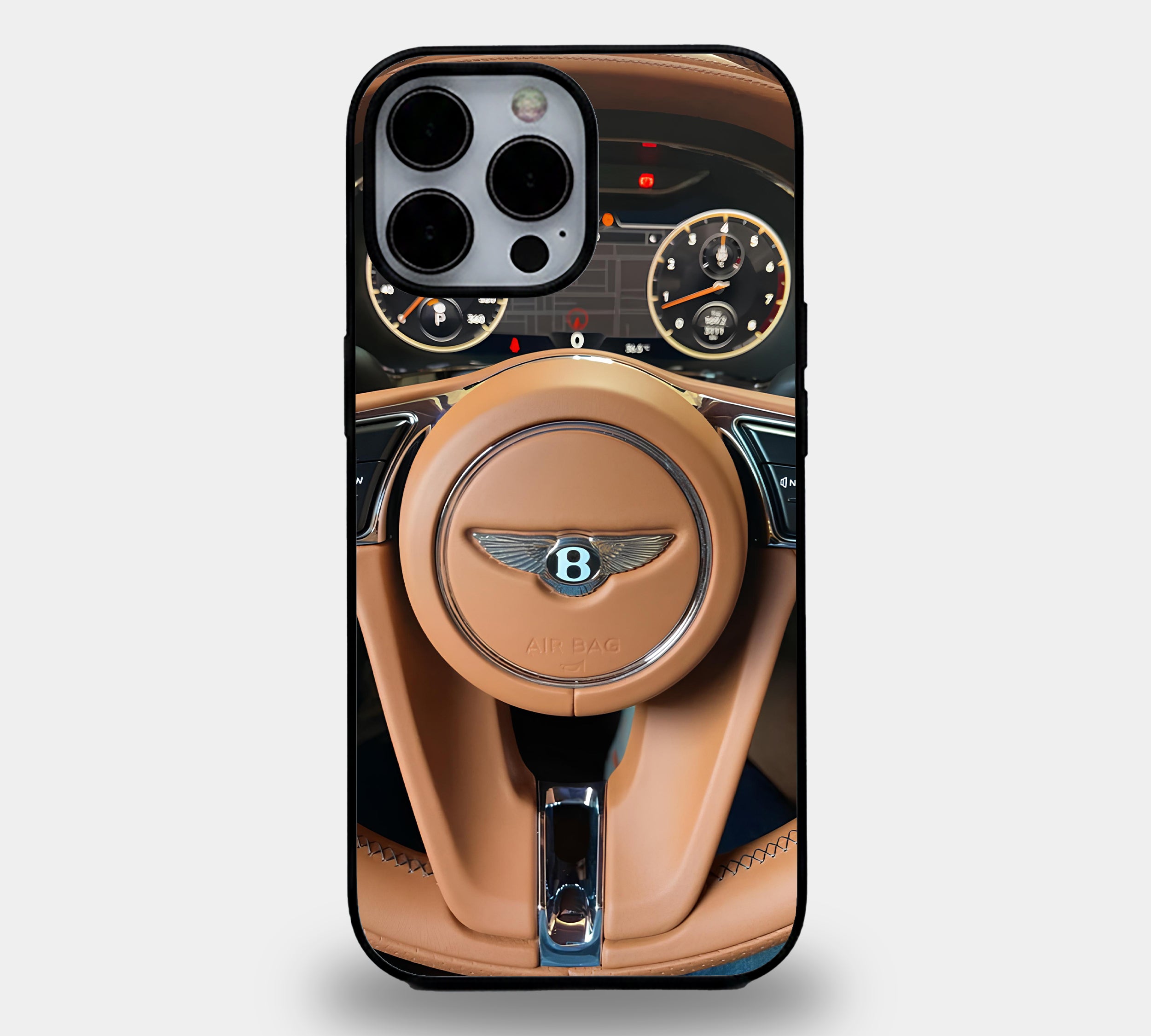 Luxury Bentley Leather Steering Case