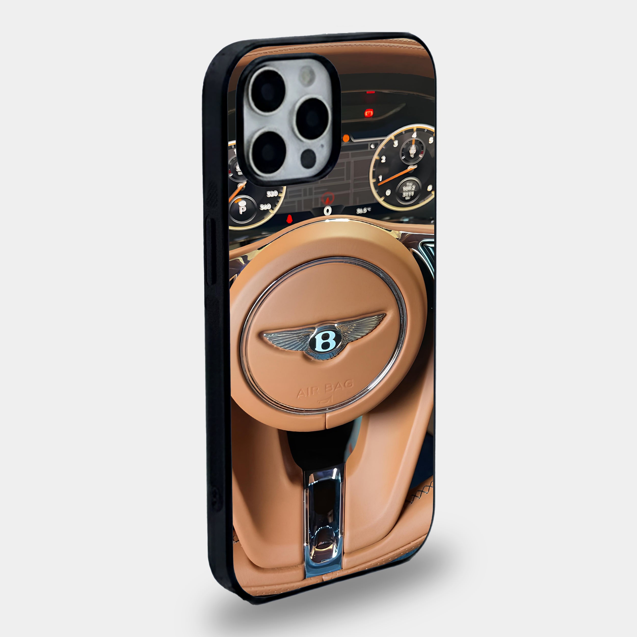 Luxury Bentley Leather Steering Case