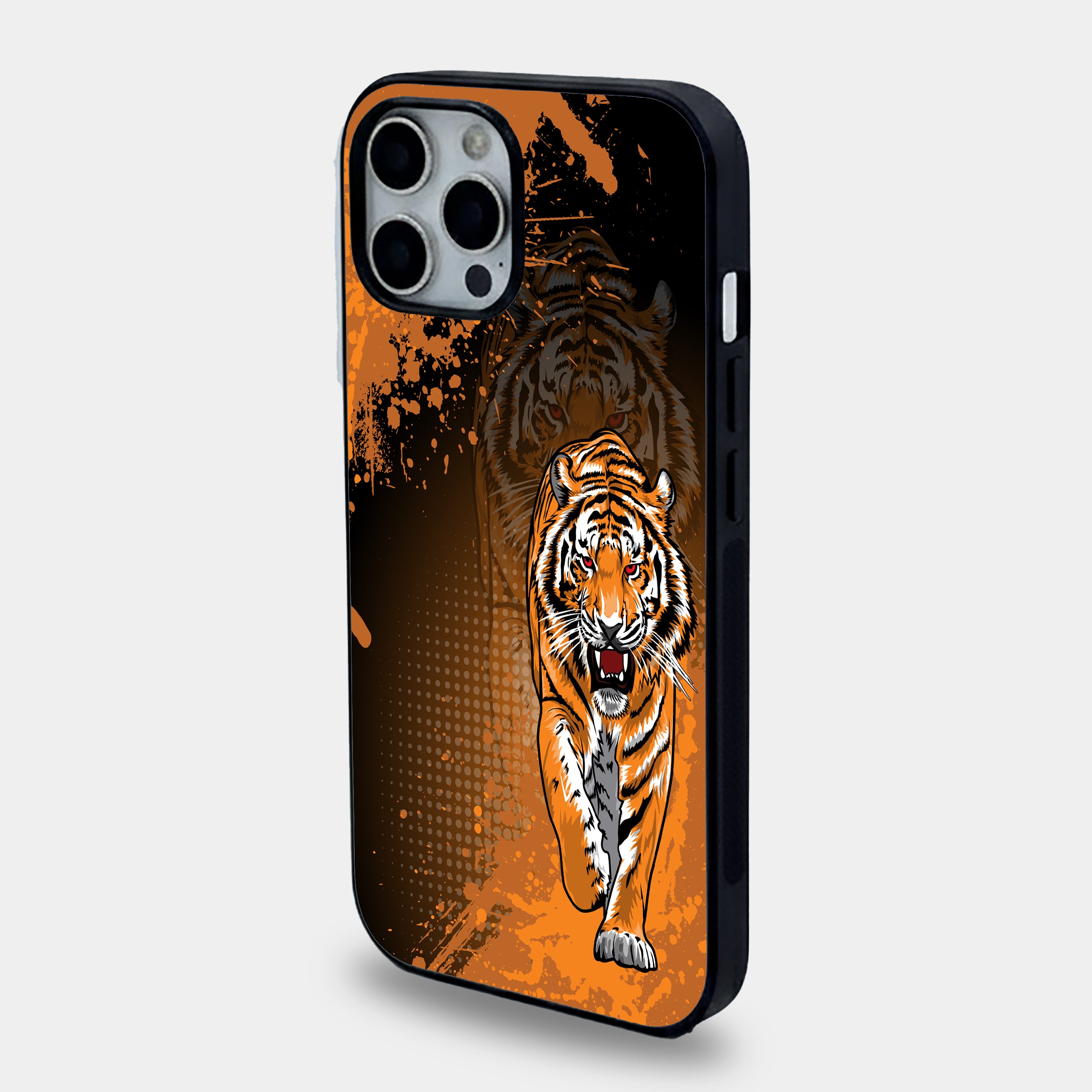 Urban Tiger Primal Strength | Premium Glass iPhone Mobile Cover Case