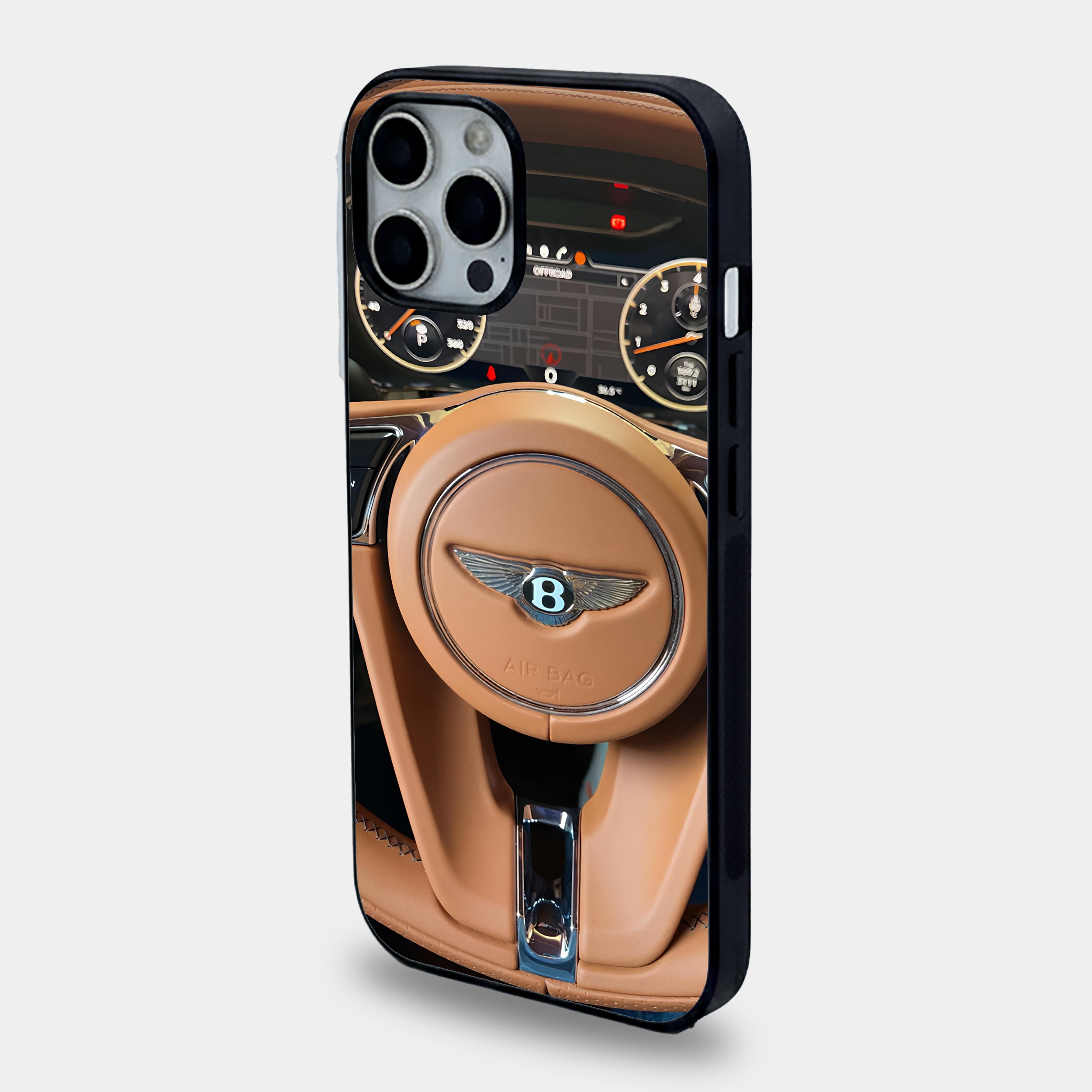 Luxury Bentley Leather Steering Case