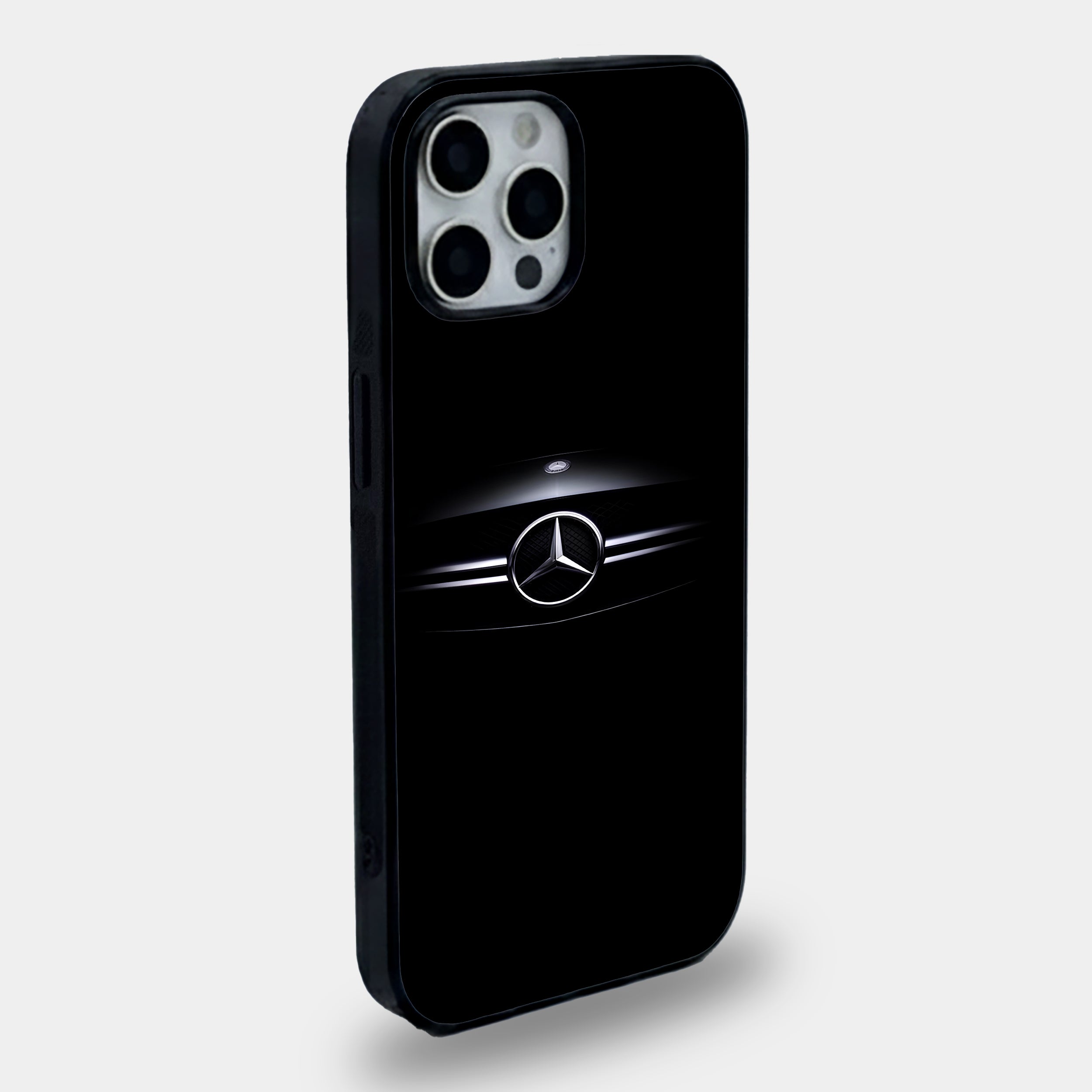 Minimalist Stealth Mercedes Emblem