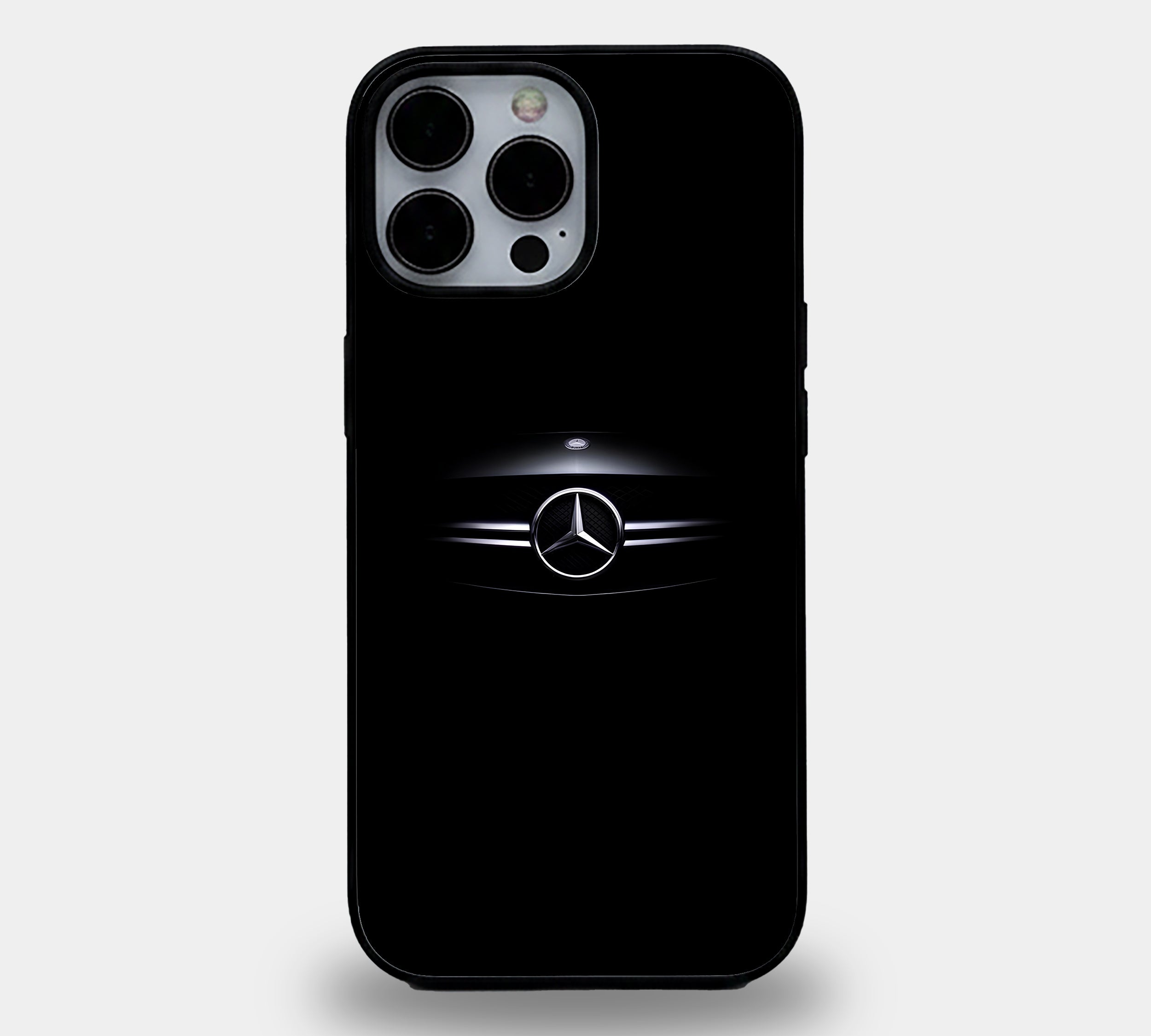 Minimalist Stealth Mercedes Emblem