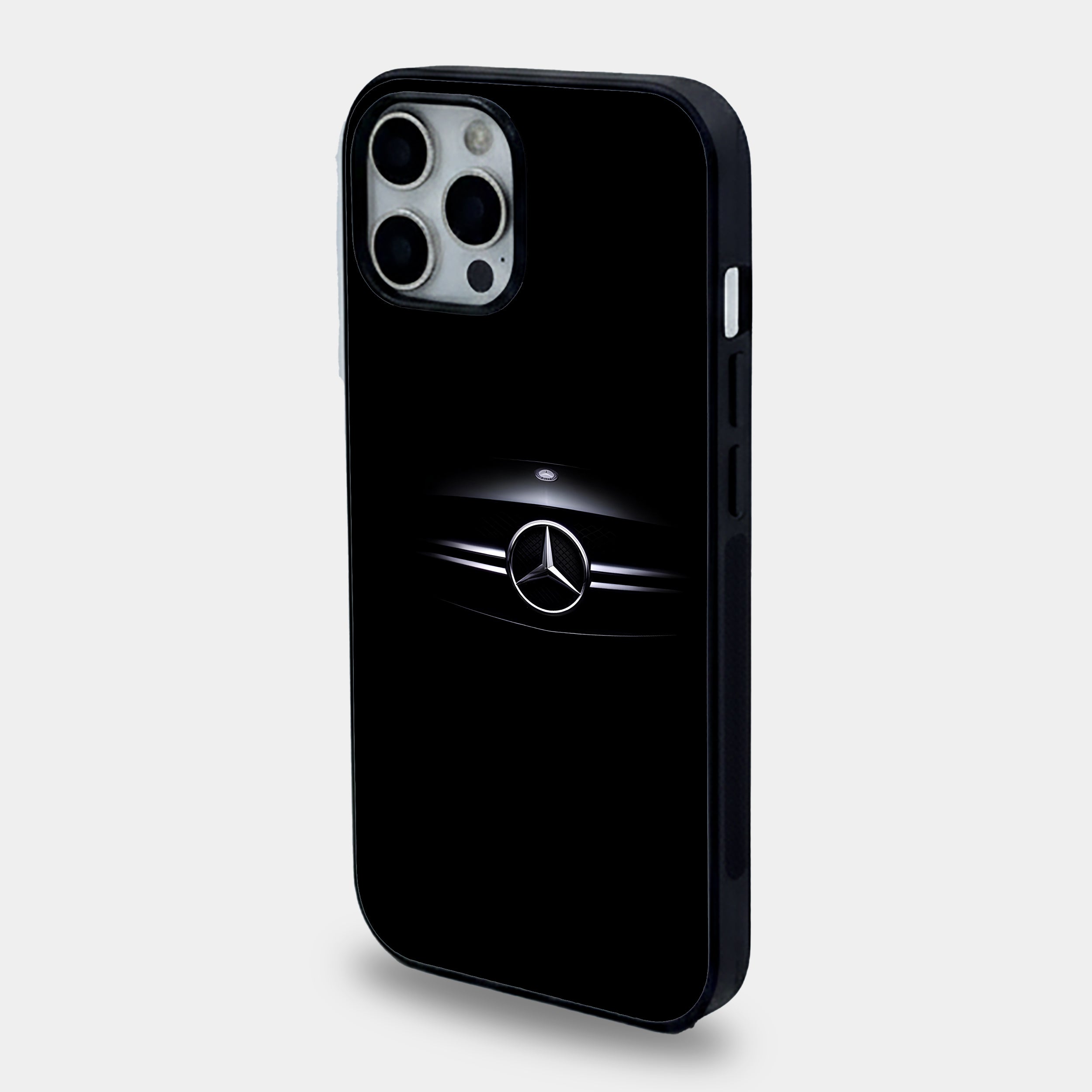 Minimalist Stealth Mercedes Emblem