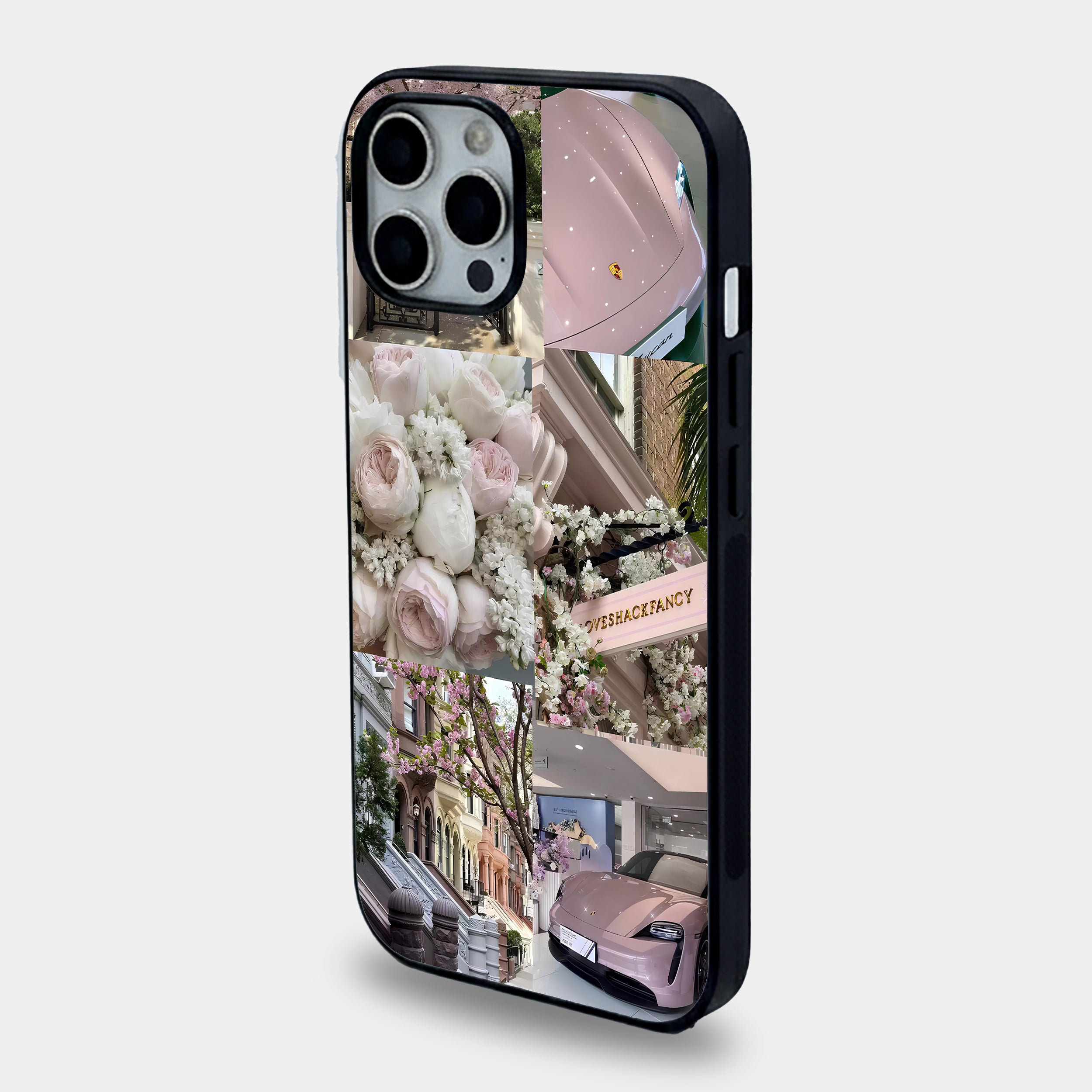 The "Blush Elegance" | Premium Glass iPhone & Samsung Mobile Cover Case