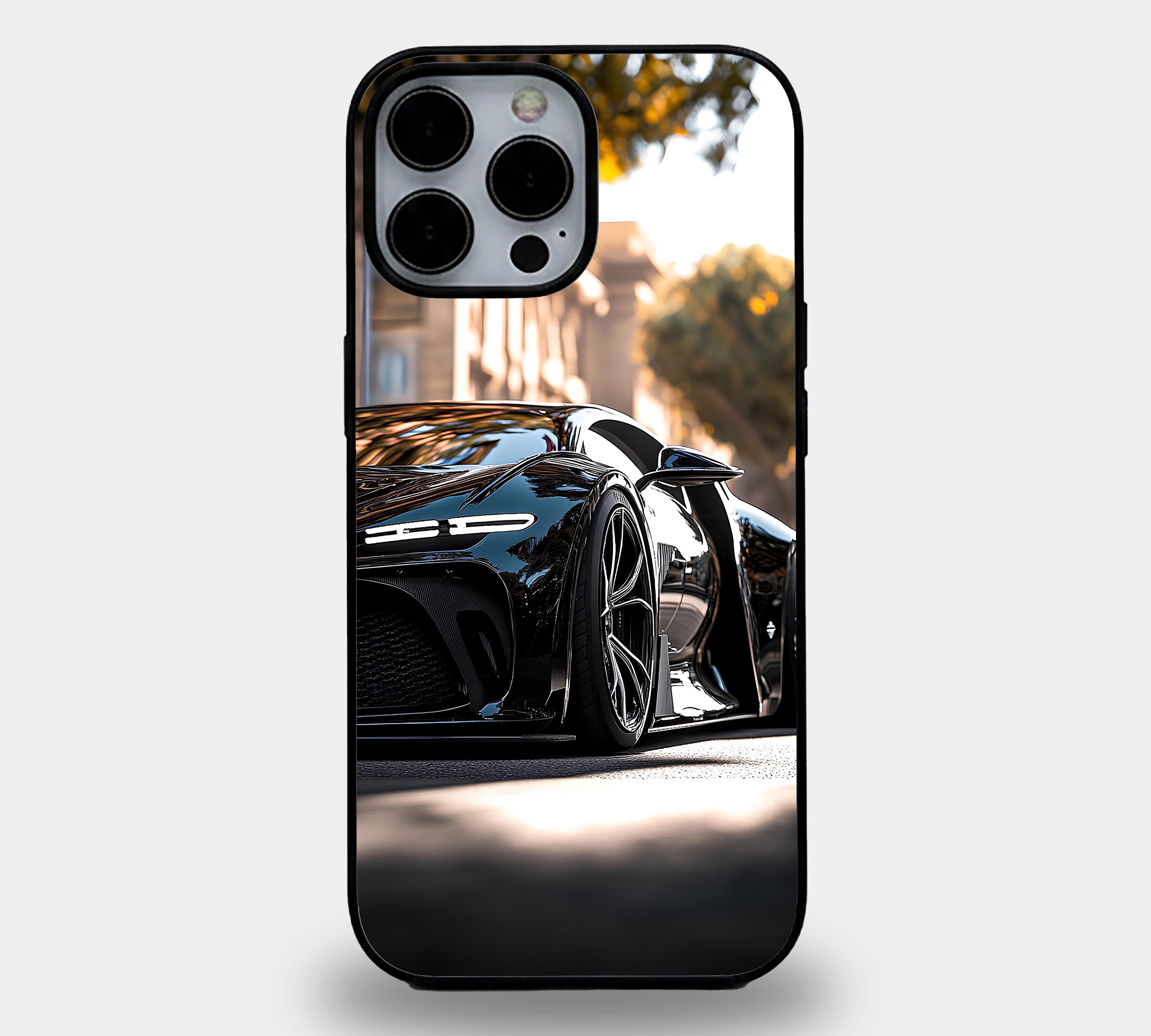 Glossy Black Bugatti Street Case