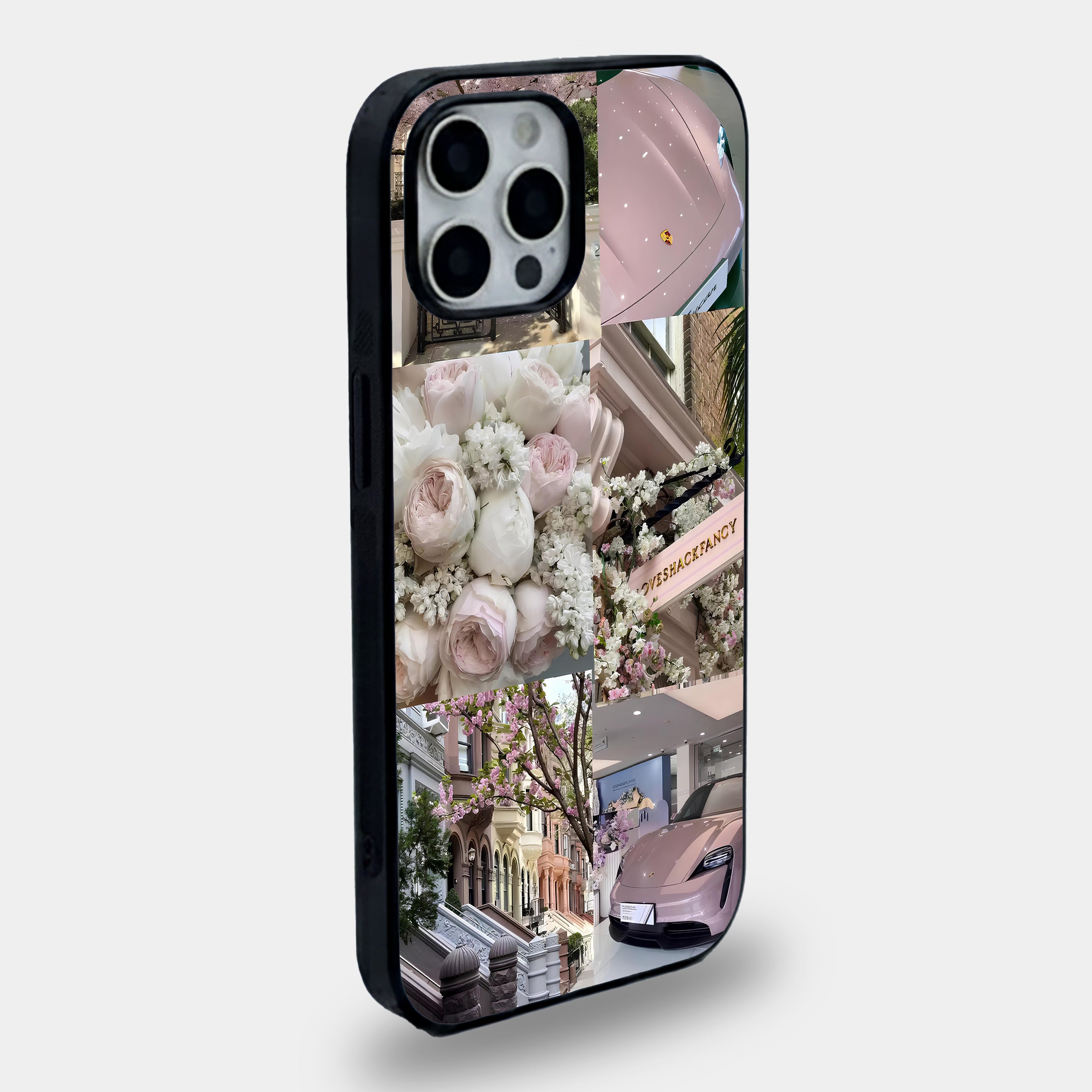 The "Blush Elegance" | Premium Glass iPhone & Samsung Mobile Cover Case