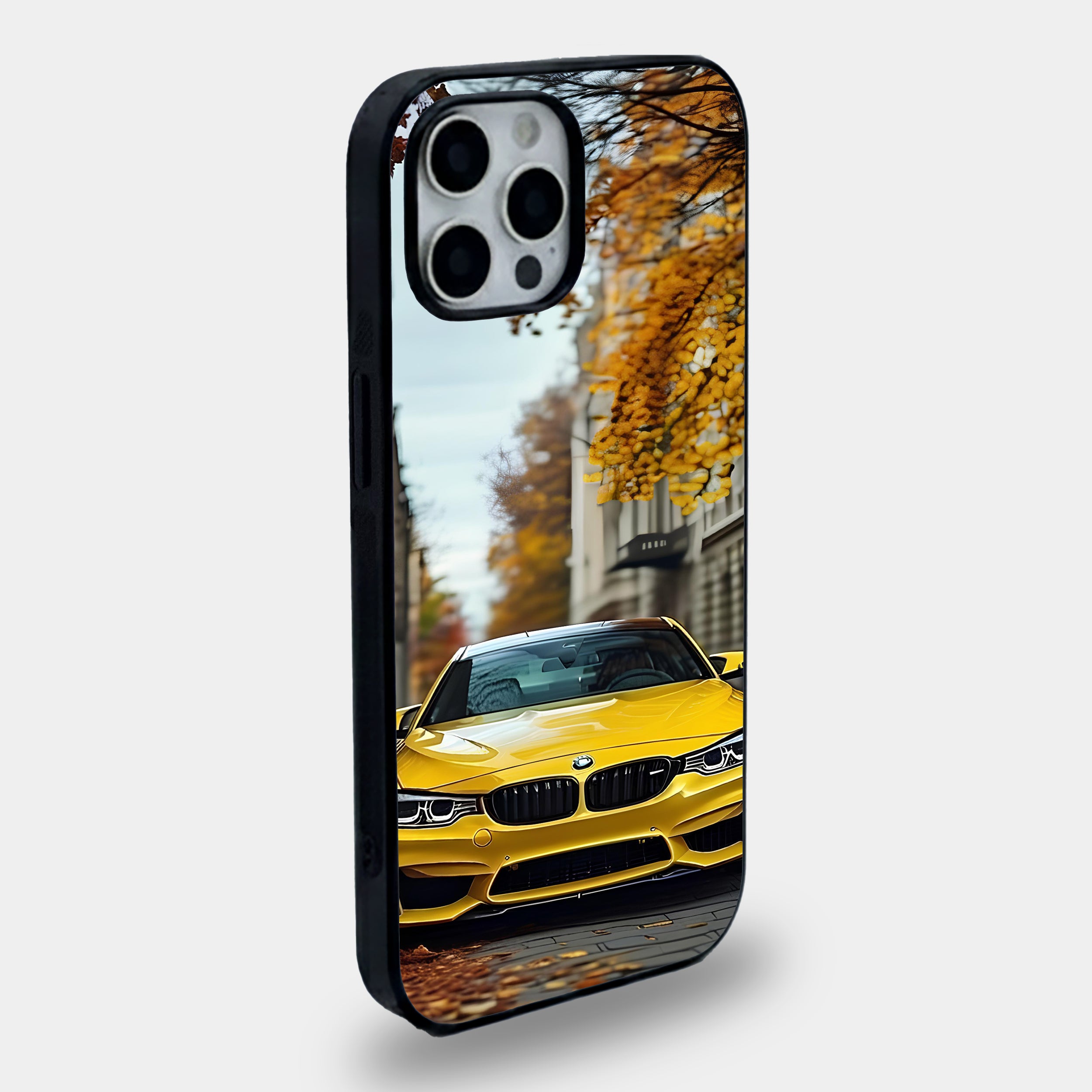 Yellow BMW Autumn Street Case