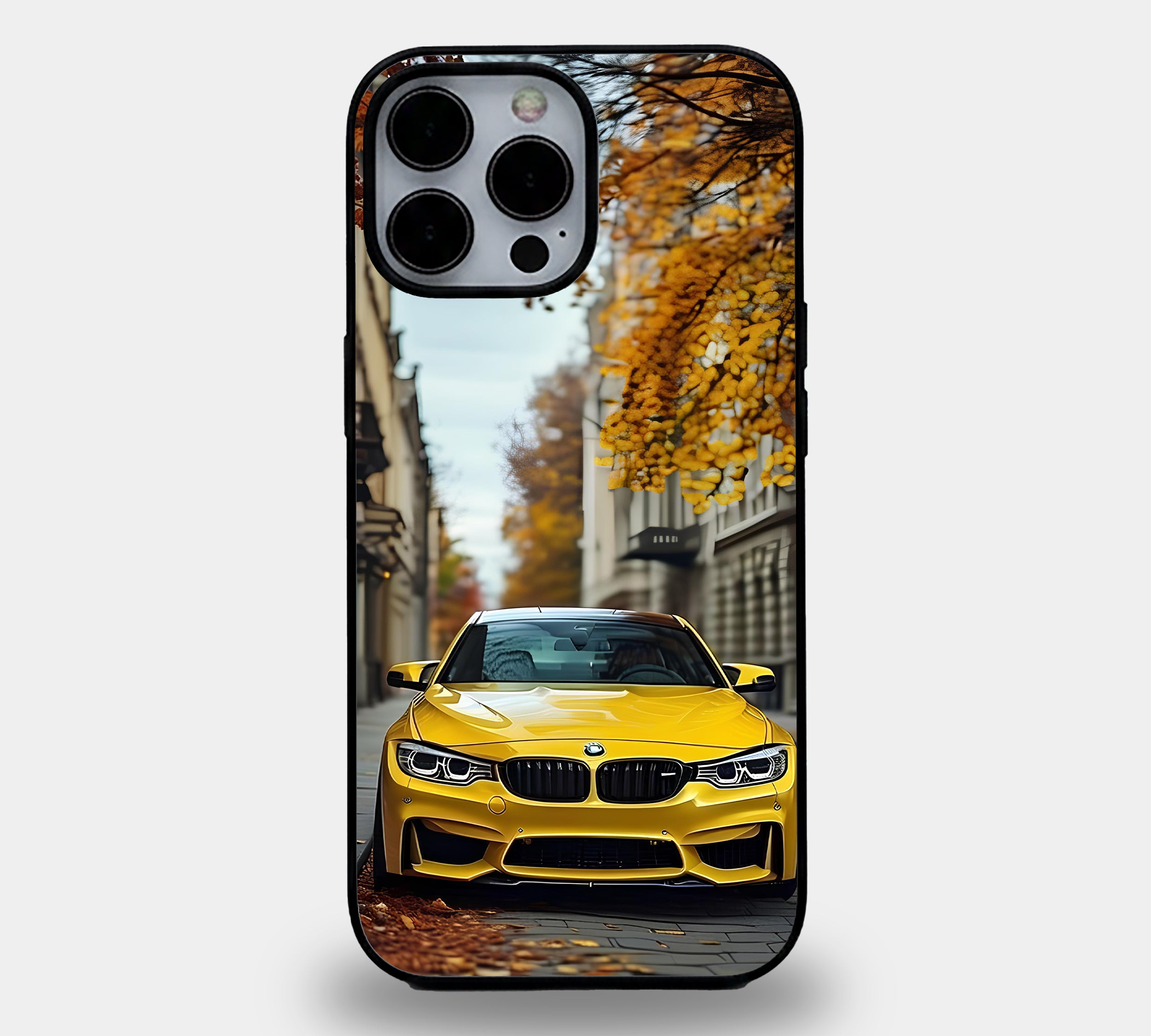 Yellow BMW Autumn Street Case