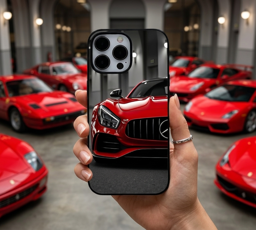 Garage Red Sportscar Horizon
