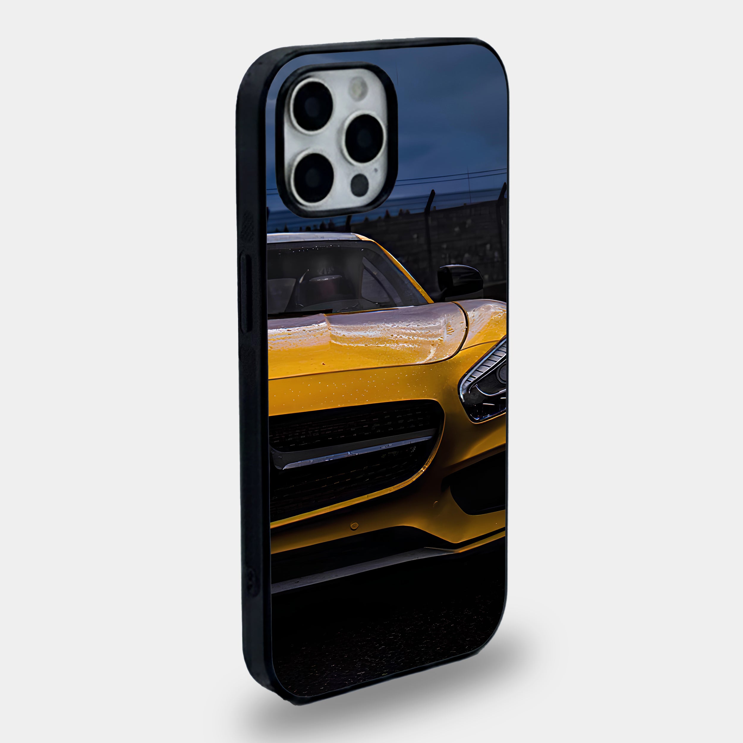 Close Up Yellow Mercedes Case