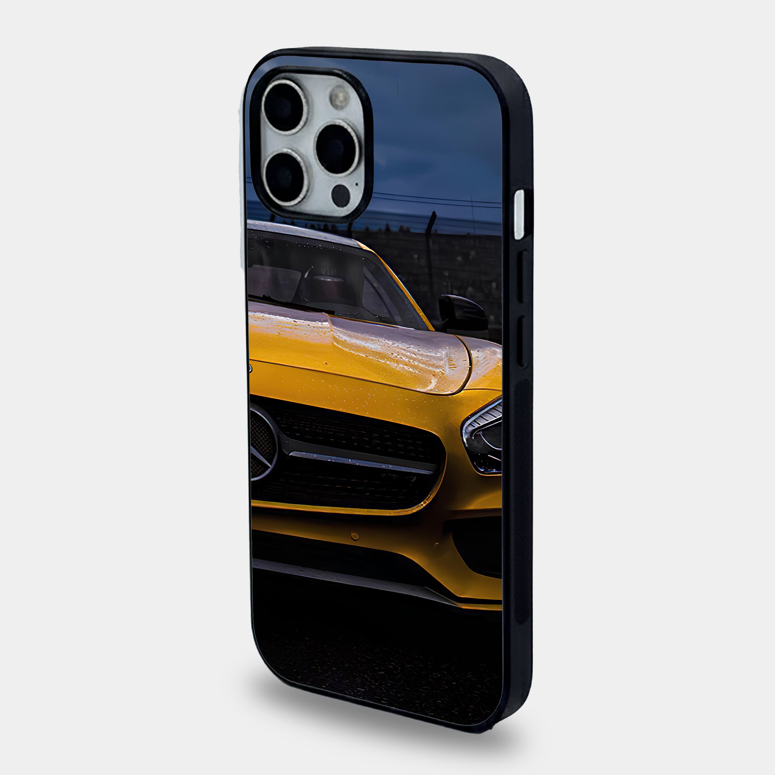 Close Up Yellow Mercedes Case