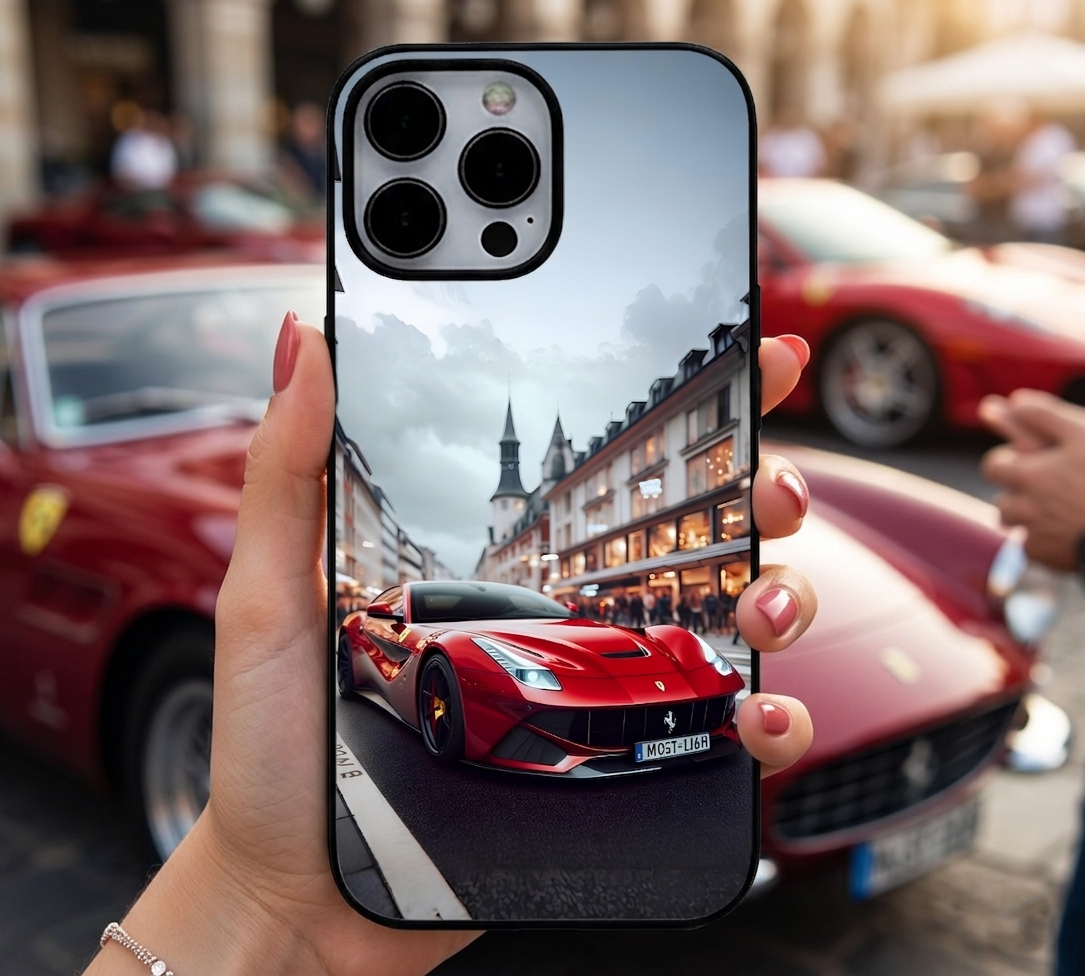 Red Ferrari European Street Case