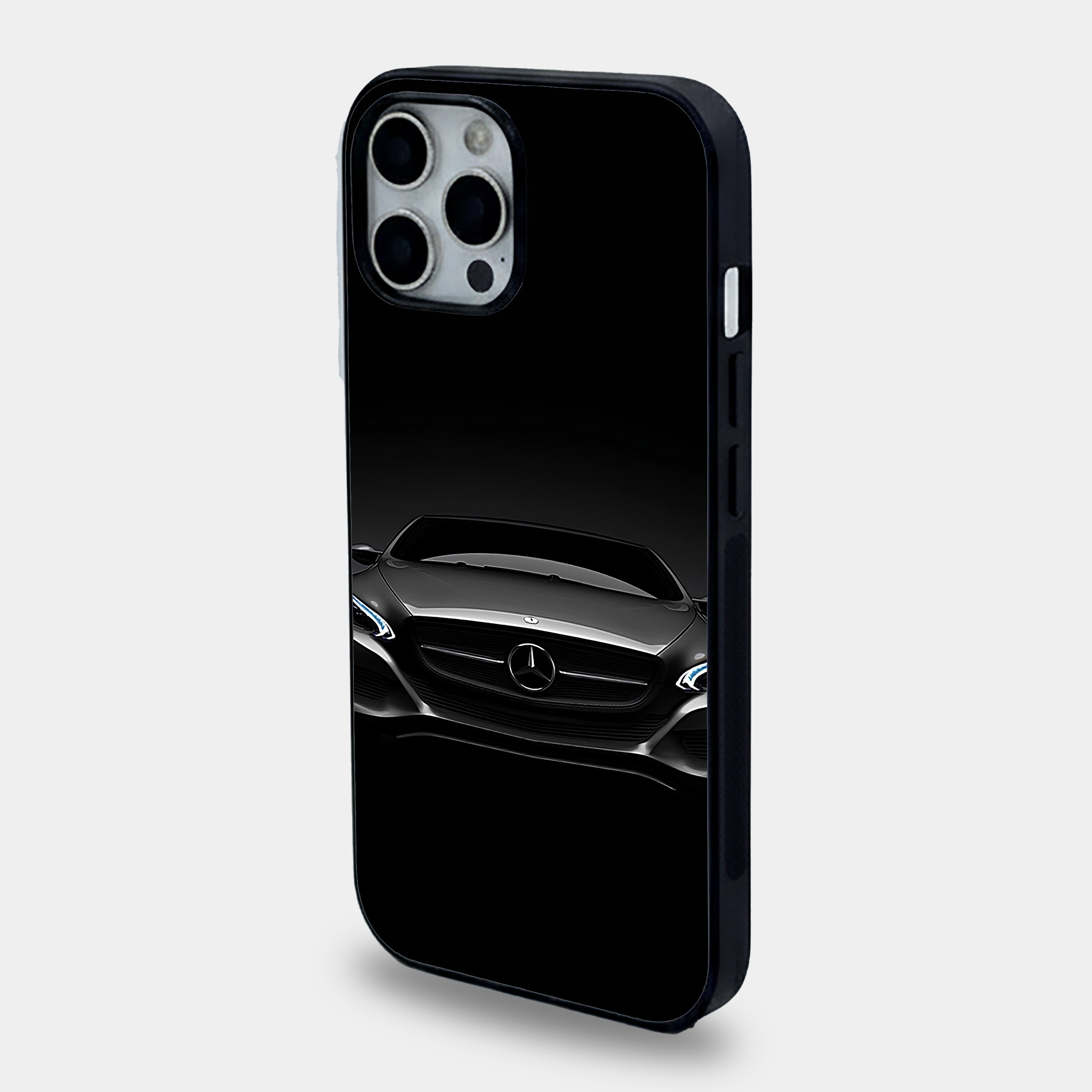 Stealth Black Mercedes Front