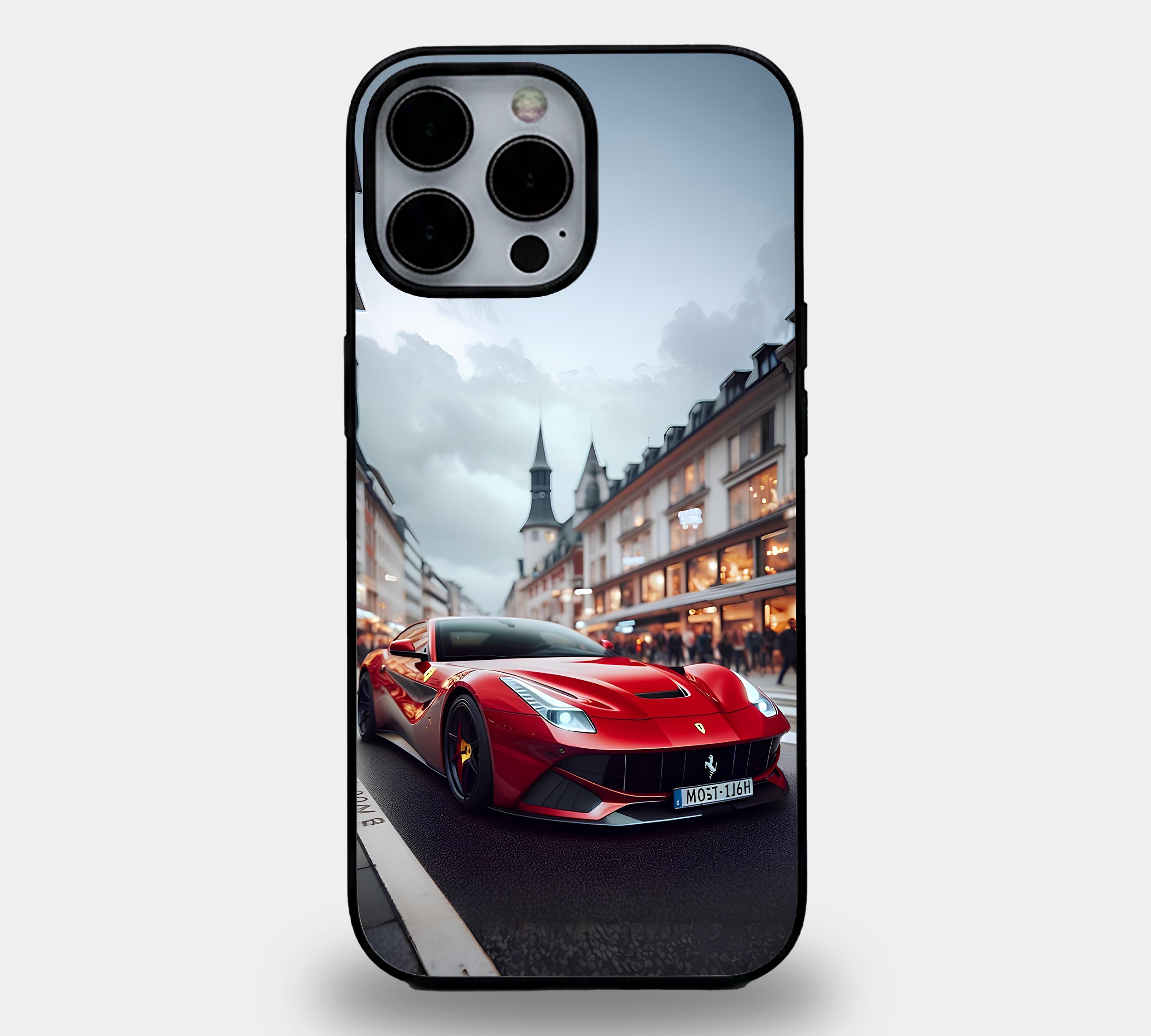 Red Ferrari European Street Case
