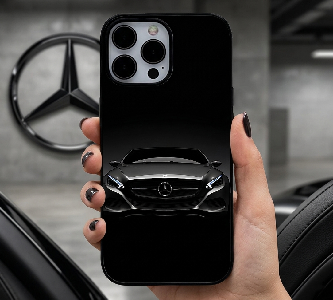 Stealth Black Mercedes Front