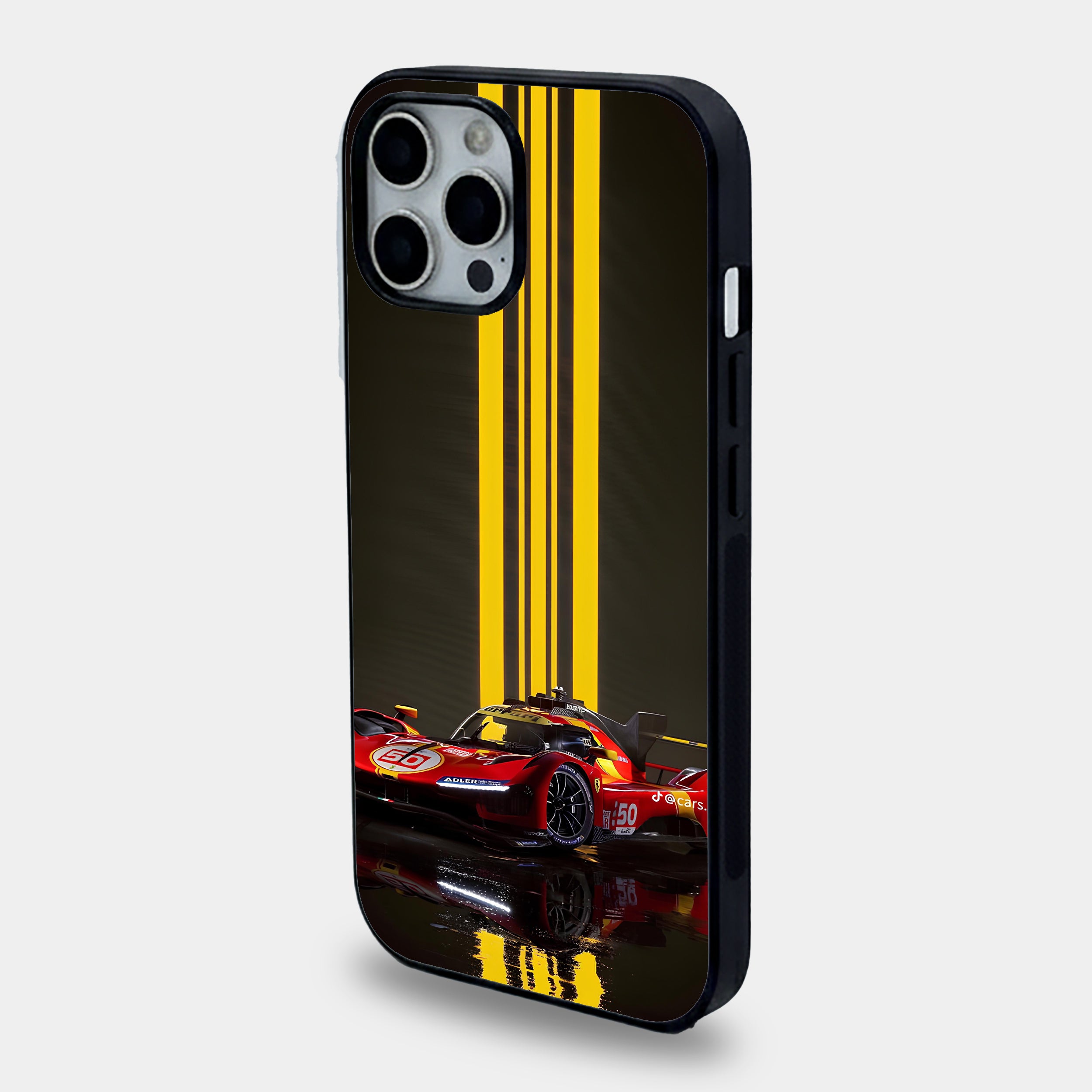 Red Ferrari Racing Stripes Case