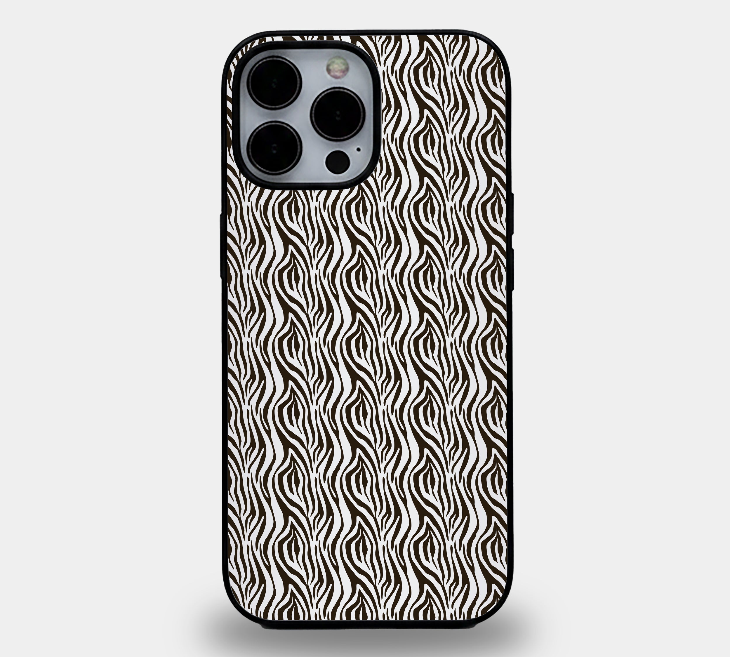 Zebra Rhythm | Premium Glass iPhone Mobile Cover Case