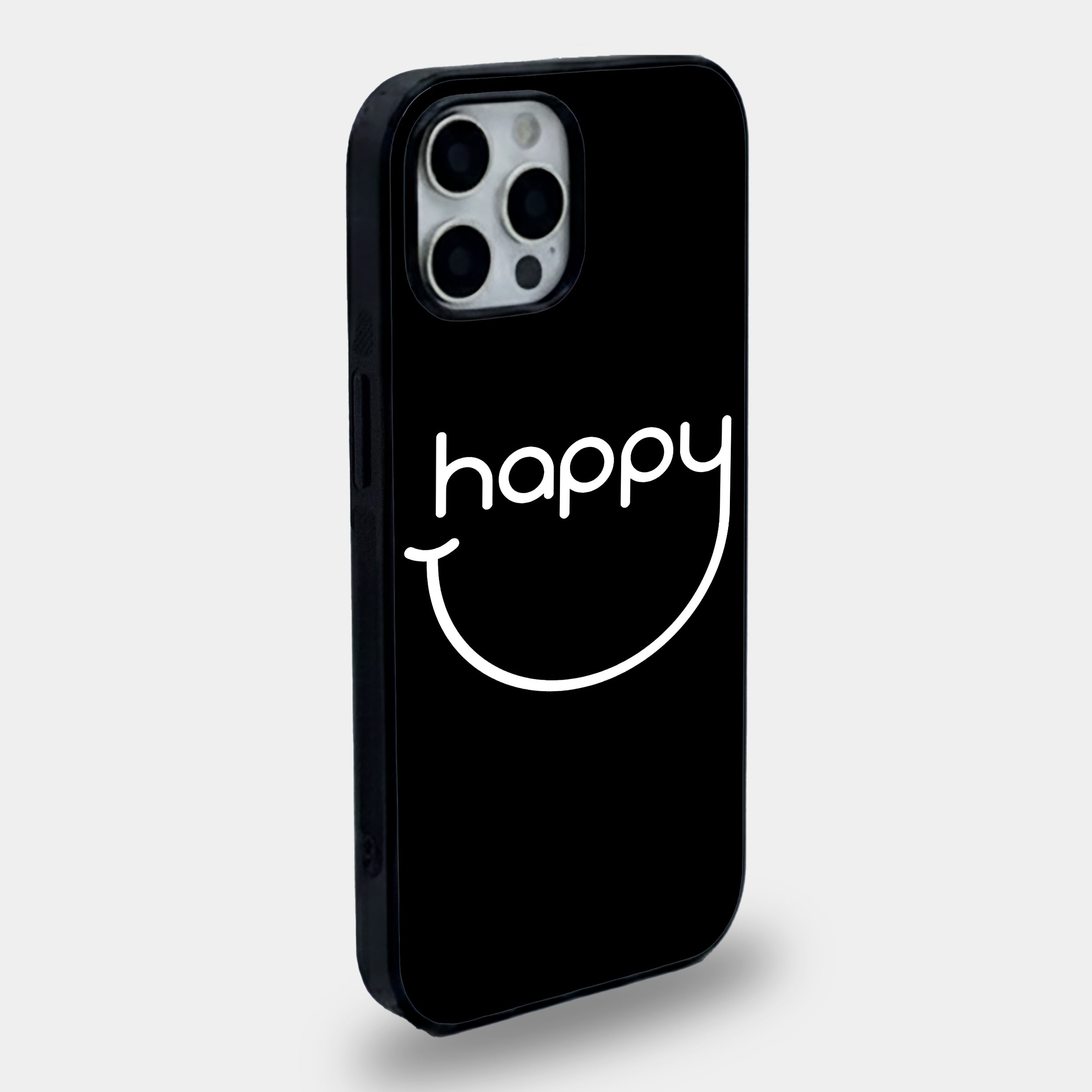 "Happy" Smile | Premium Glass iPhone & Samsung Mobile Cover Case