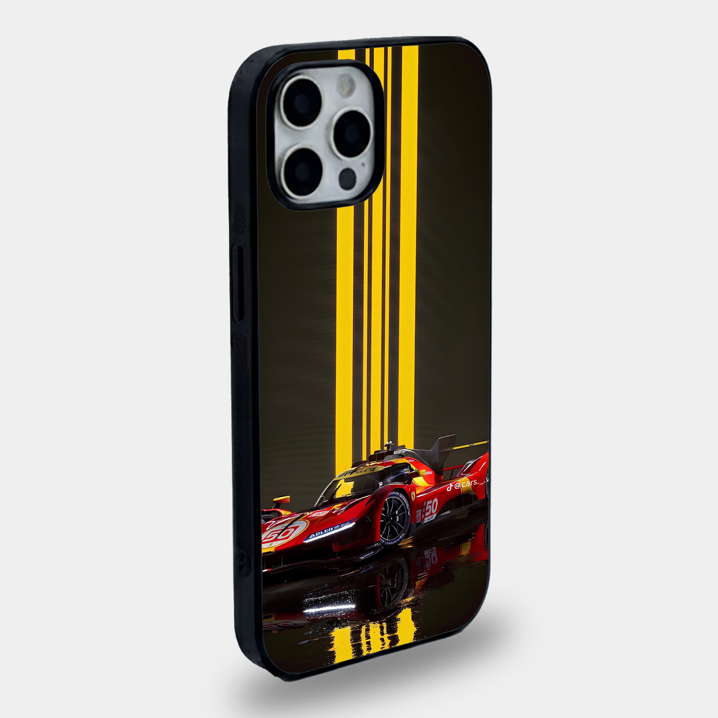Red Ferrari Racing Stripes Case
