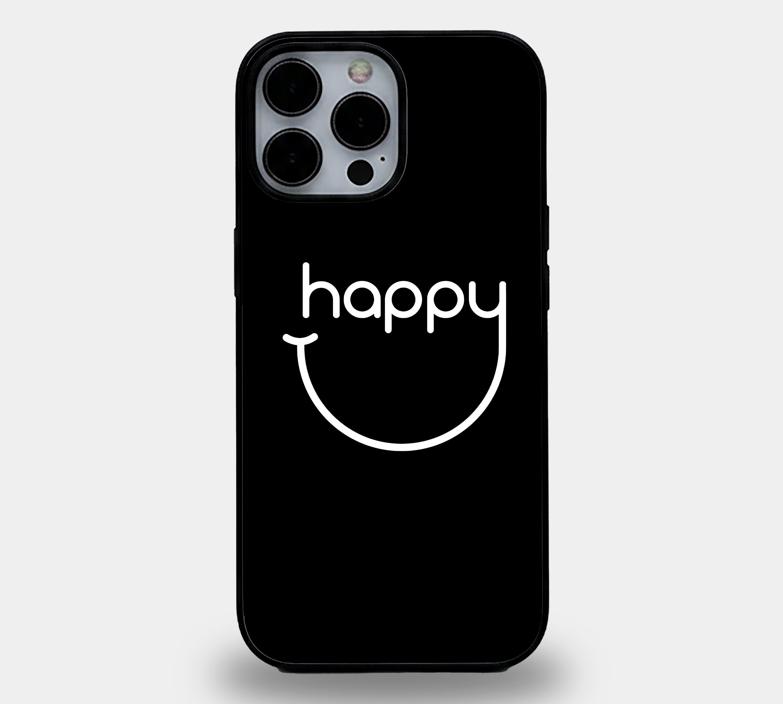 "Happy" Smile | Premium Glass iPhone & Samsung Mobile Cover Case