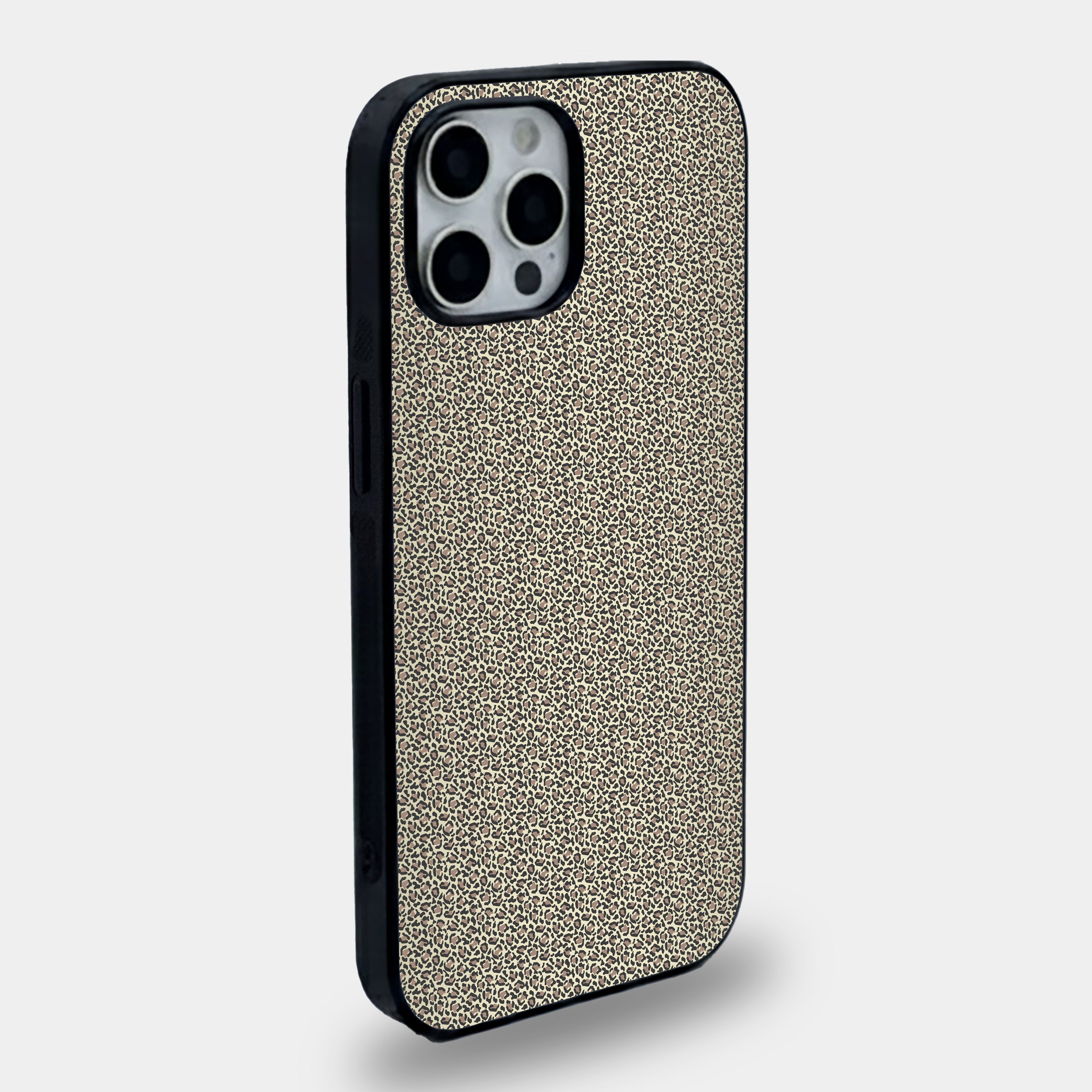 Classic Petite Leopard Print | Premium Glass iPhone Mobile Cover Case