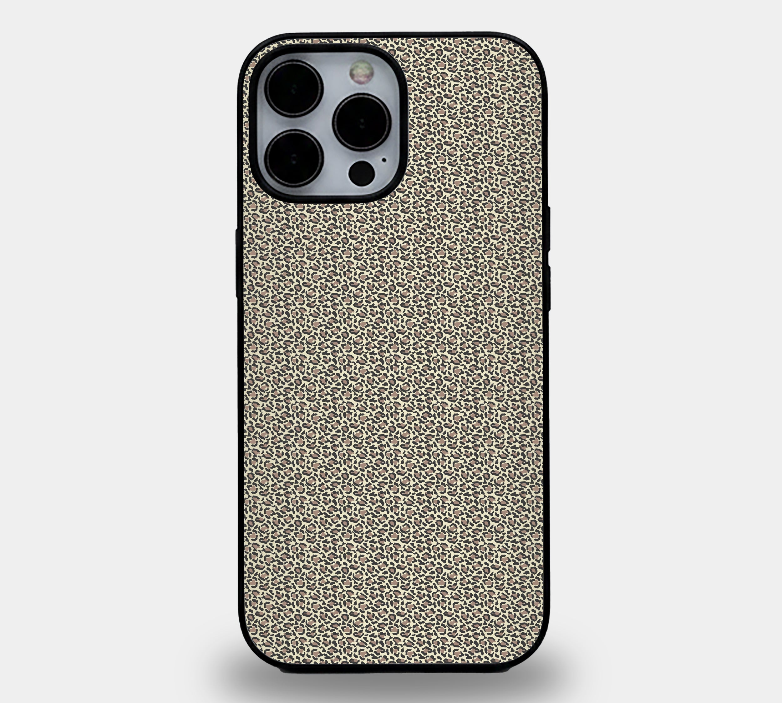 Classic Petite Leopard Print | Premium Glass iPhone Mobile Cover Case