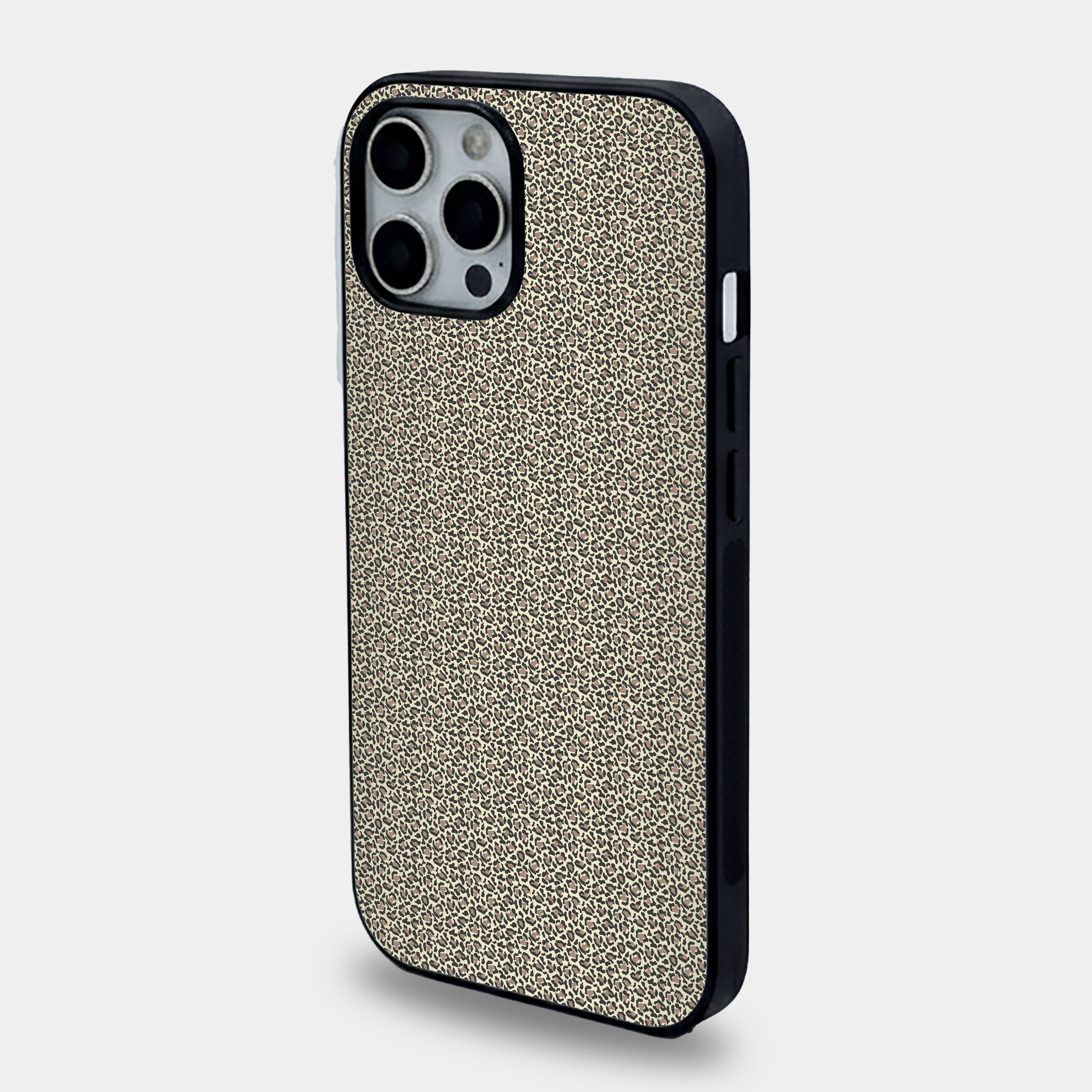 Classic Petite Leopard Print | Premium Glass iPhone Mobile Cover Case