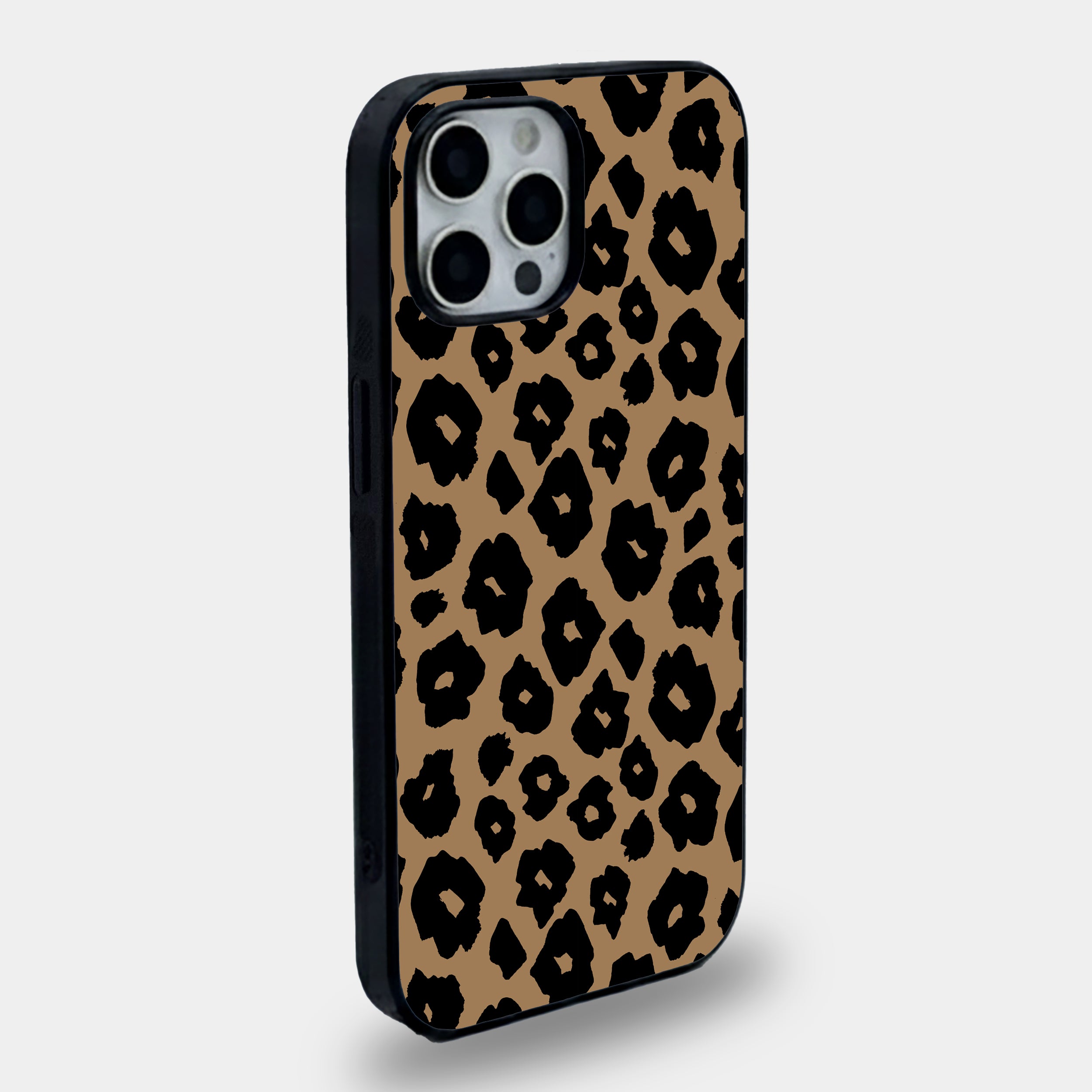 Classic Leopard Print | Premium Glass iPhone Mobile Cover Case