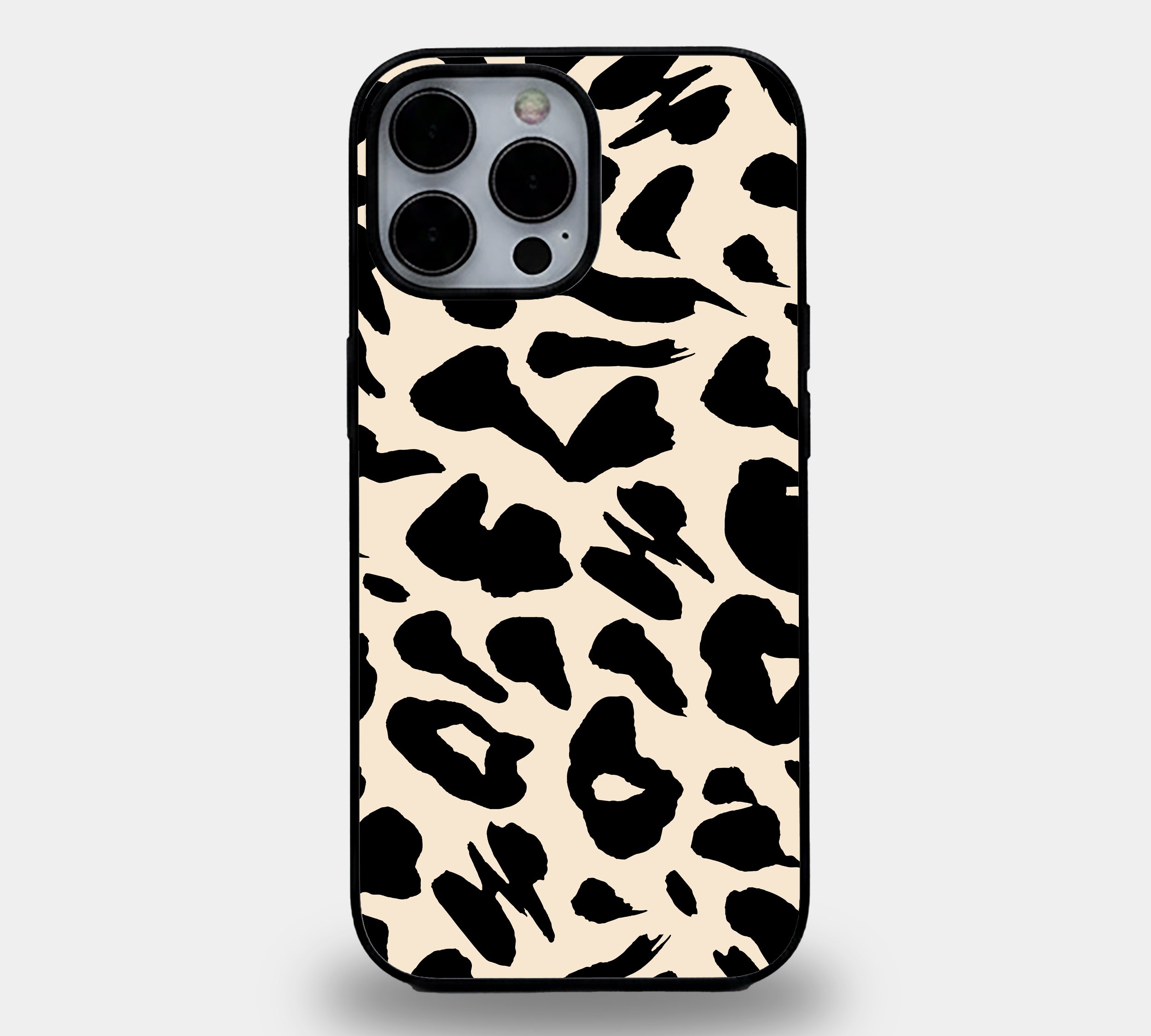 Modern Leopard Print | Premium Glass iPhone Mobile Cover Case