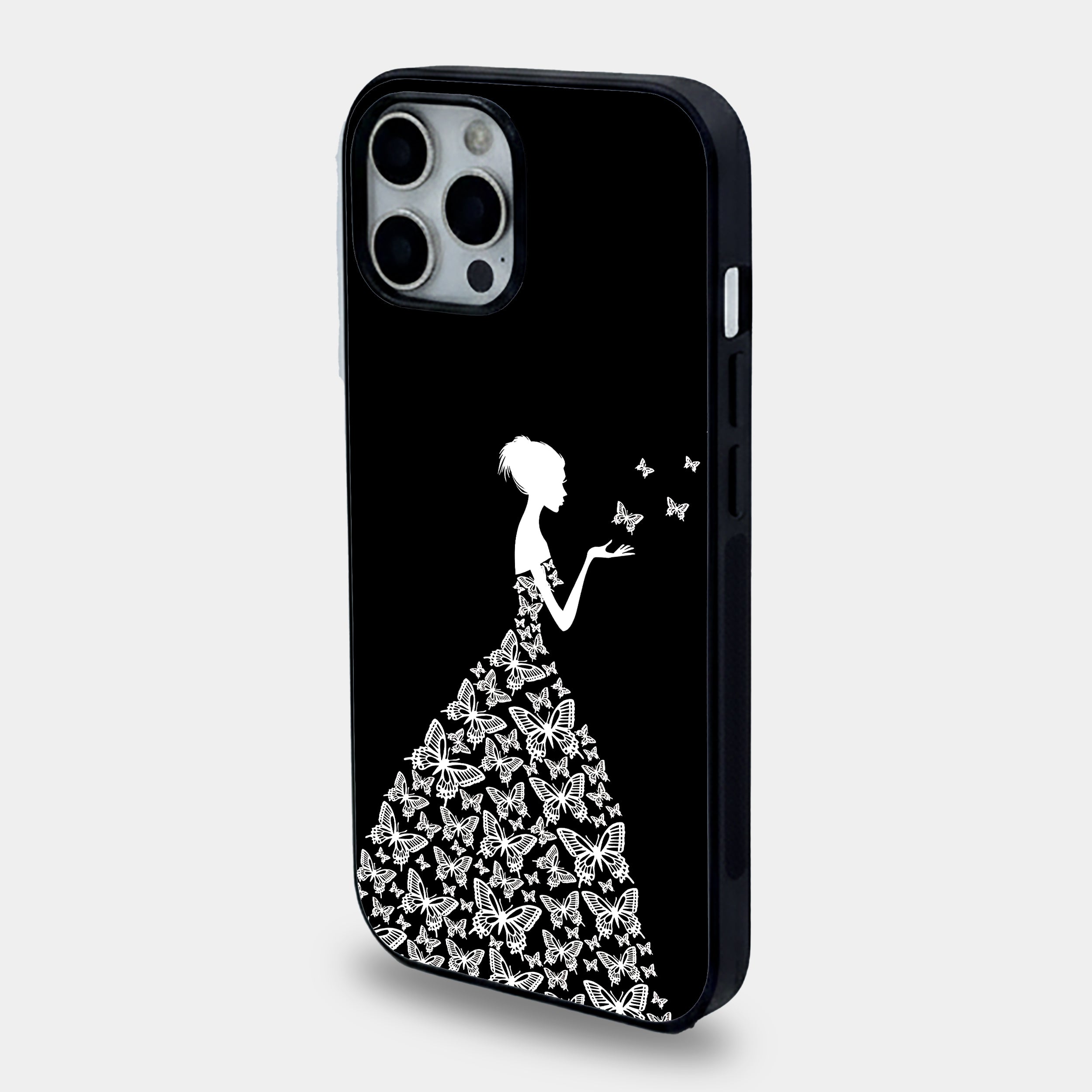 Monarch Silhouette Luxury | Premium Glass iPhone & Samsung Mobile Cover Case