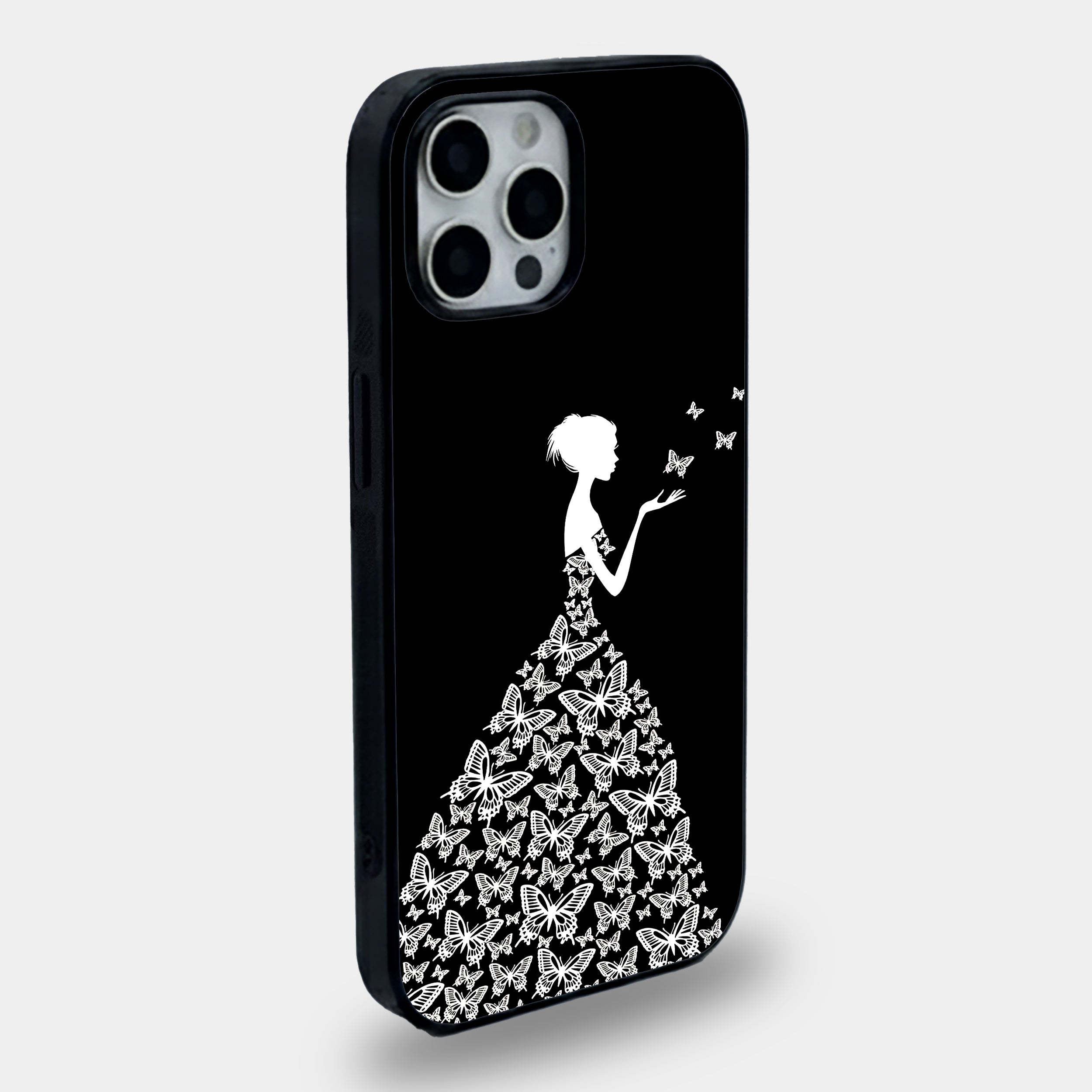 Monarch Silhouette Luxury | Premium Glass iPhone & Samsung Mobile Cover Case