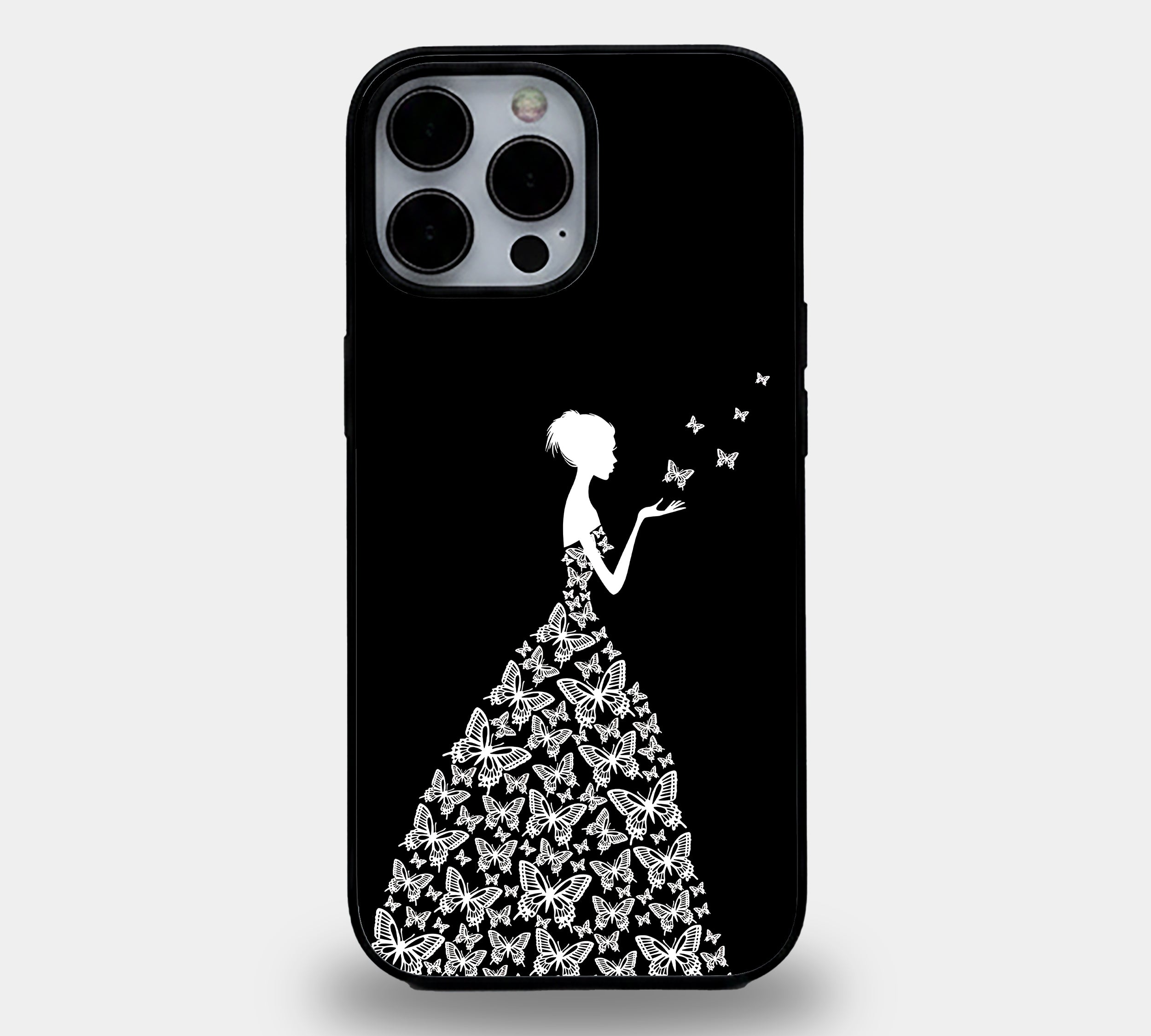 Monarch Silhouette Luxury | Premium Glass iPhone & Samsung Mobile Cover Case