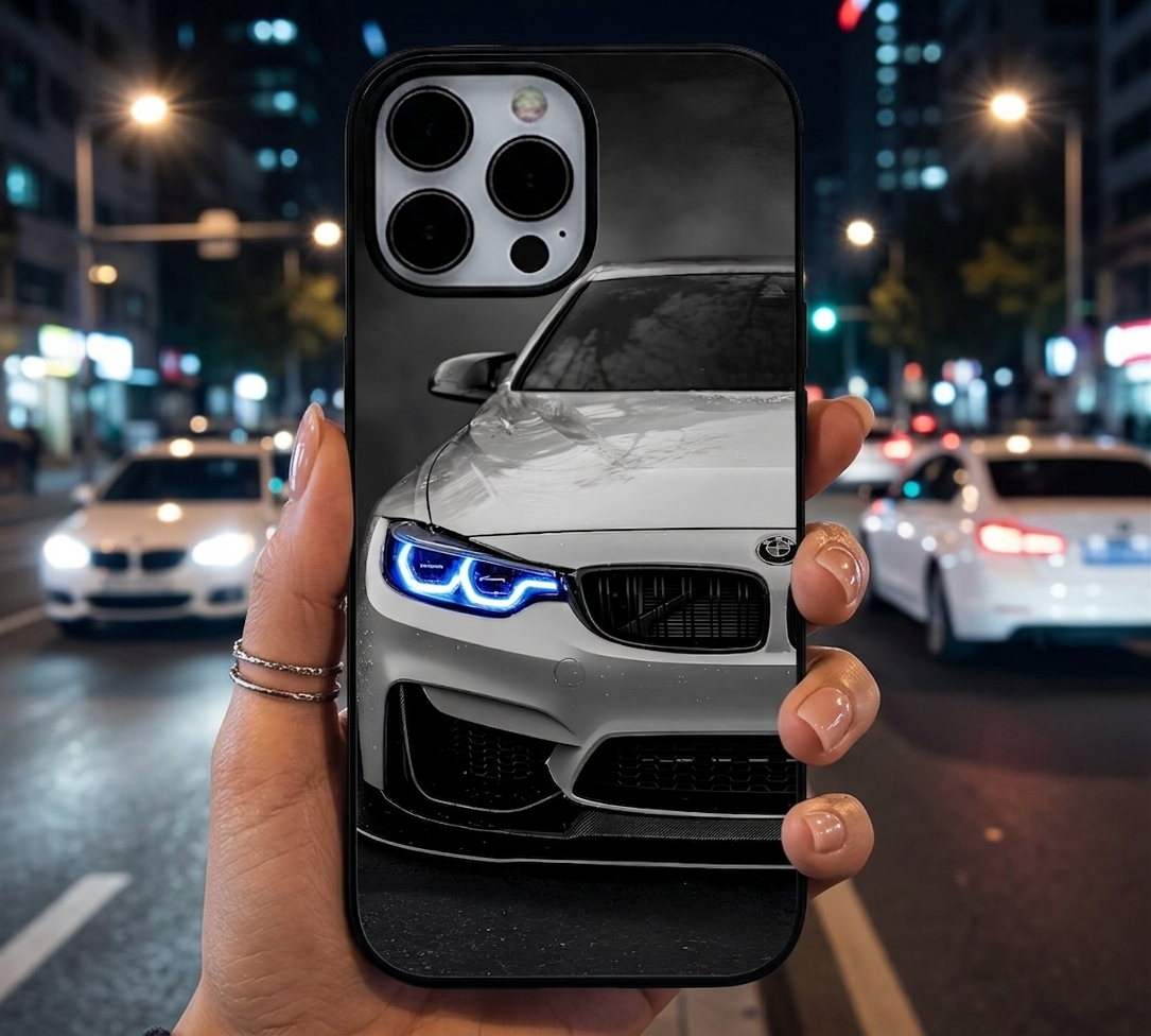 Neon Laser Blue BMW Grimace