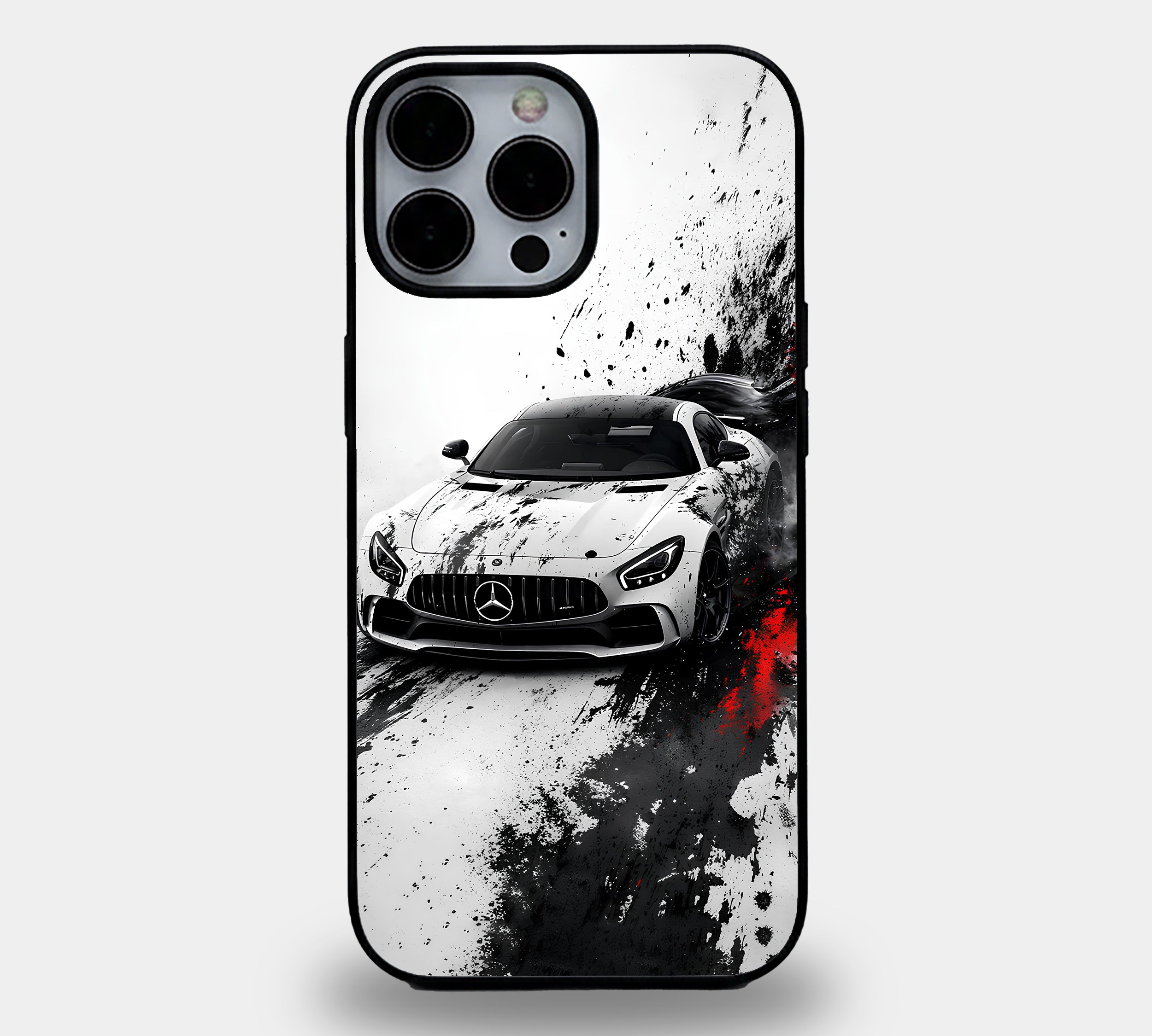 Mercedes-AMG GT Splatter Edition | Premium Glass iPhone & Samsung Mobile Cover Case