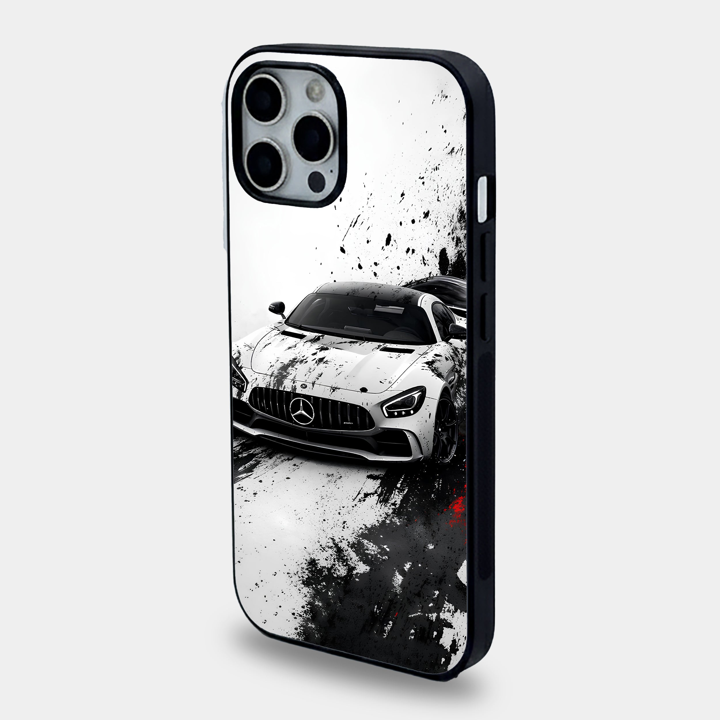 Mercedes-AMG GT Splatter Edition | Premium Glass iPhone & Samsung Mobile Cover Case