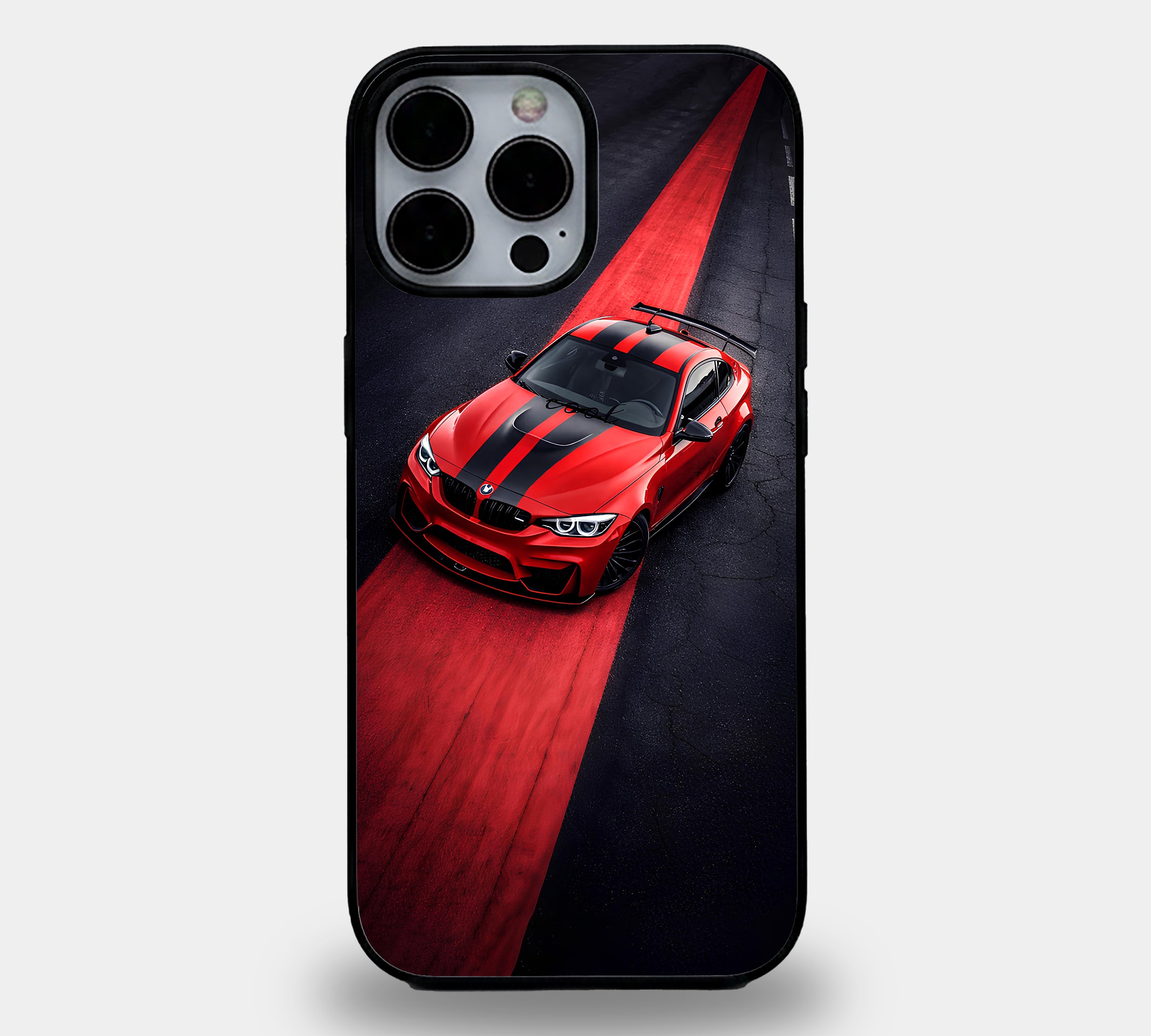 Red Track Racing | Premium Glass iPhone & Samsung Mobile Cover Cas