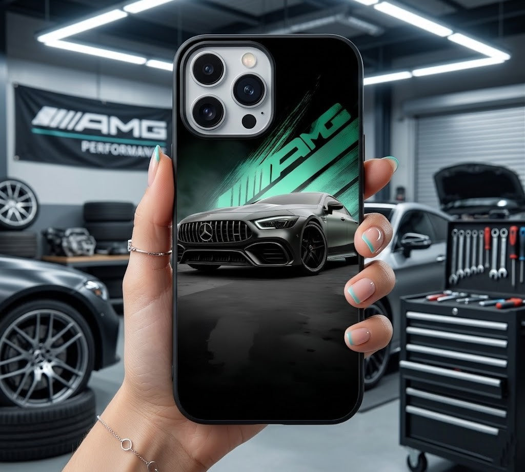 Matte Grey Mercedes AMG Case