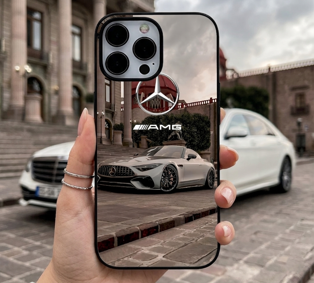 Luxury Mercedes-AMG Inspired | Premium Glass iPhone & Samsung Mobile Cover Case