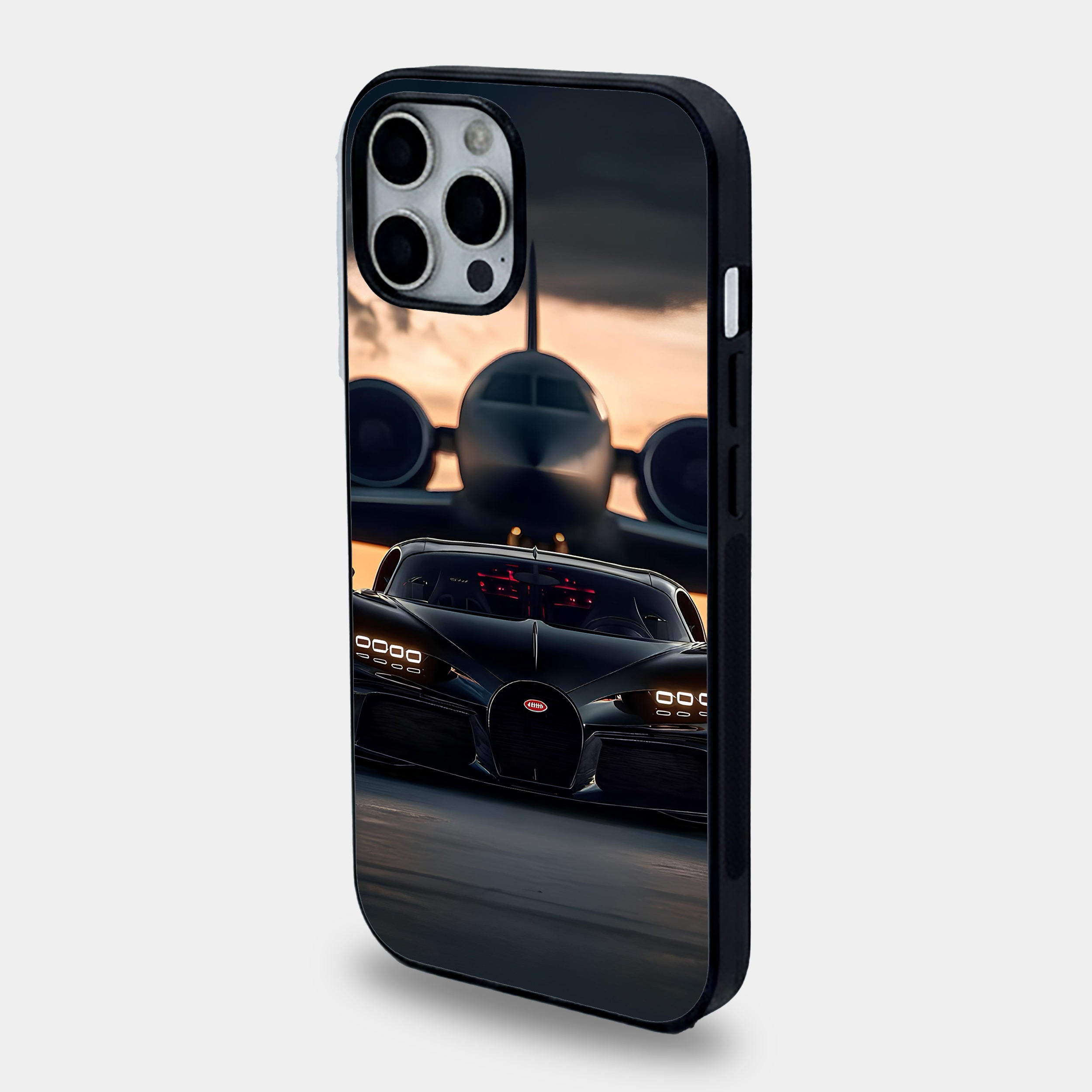 Luxury Hypercar & Private Jet | Premium Glass iPhone & Samsung Mobile Cover Case