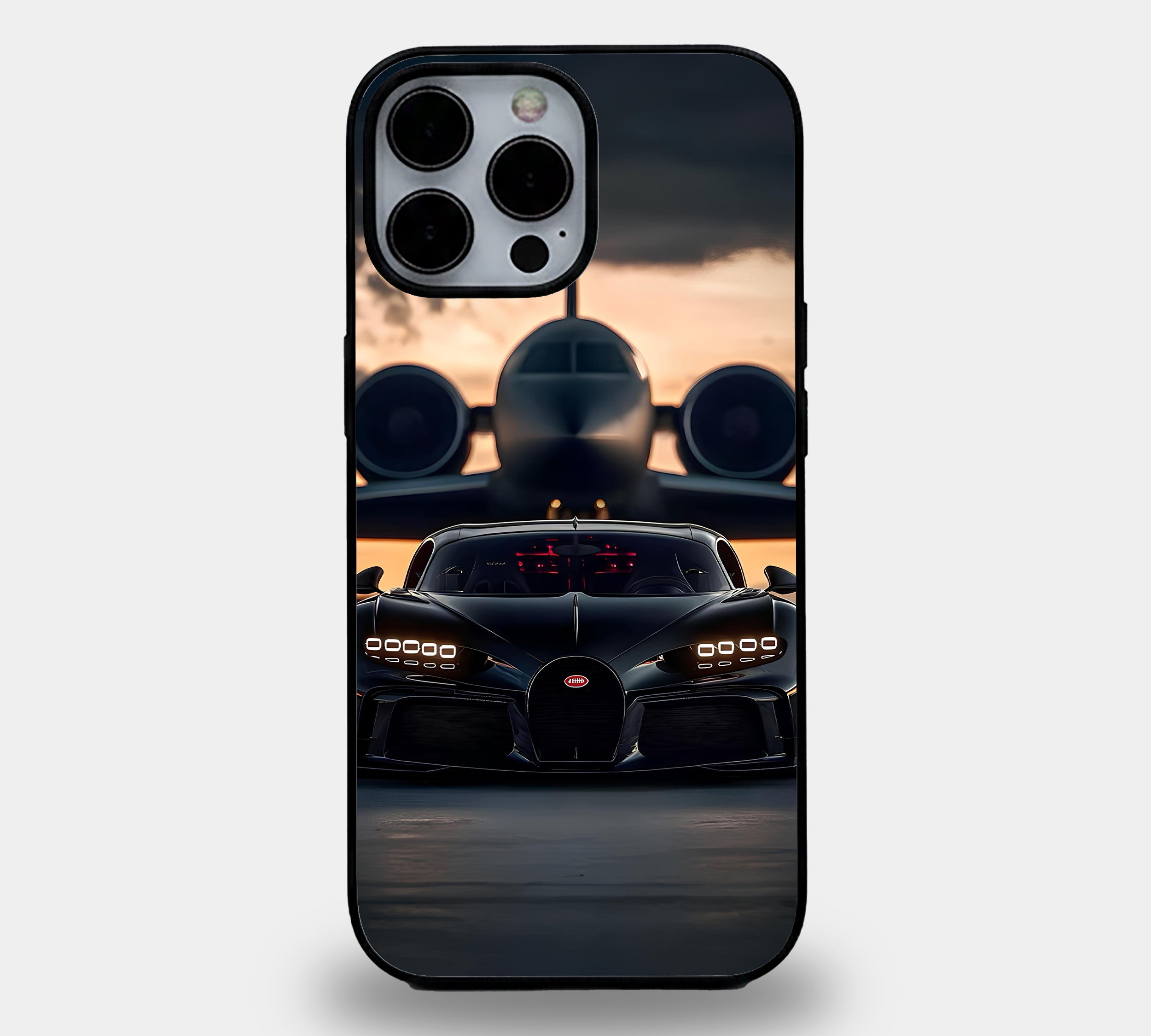Luxury Hypercar & Private Jet | Premium Glass iPhone & Samsung Mobile Cover Case