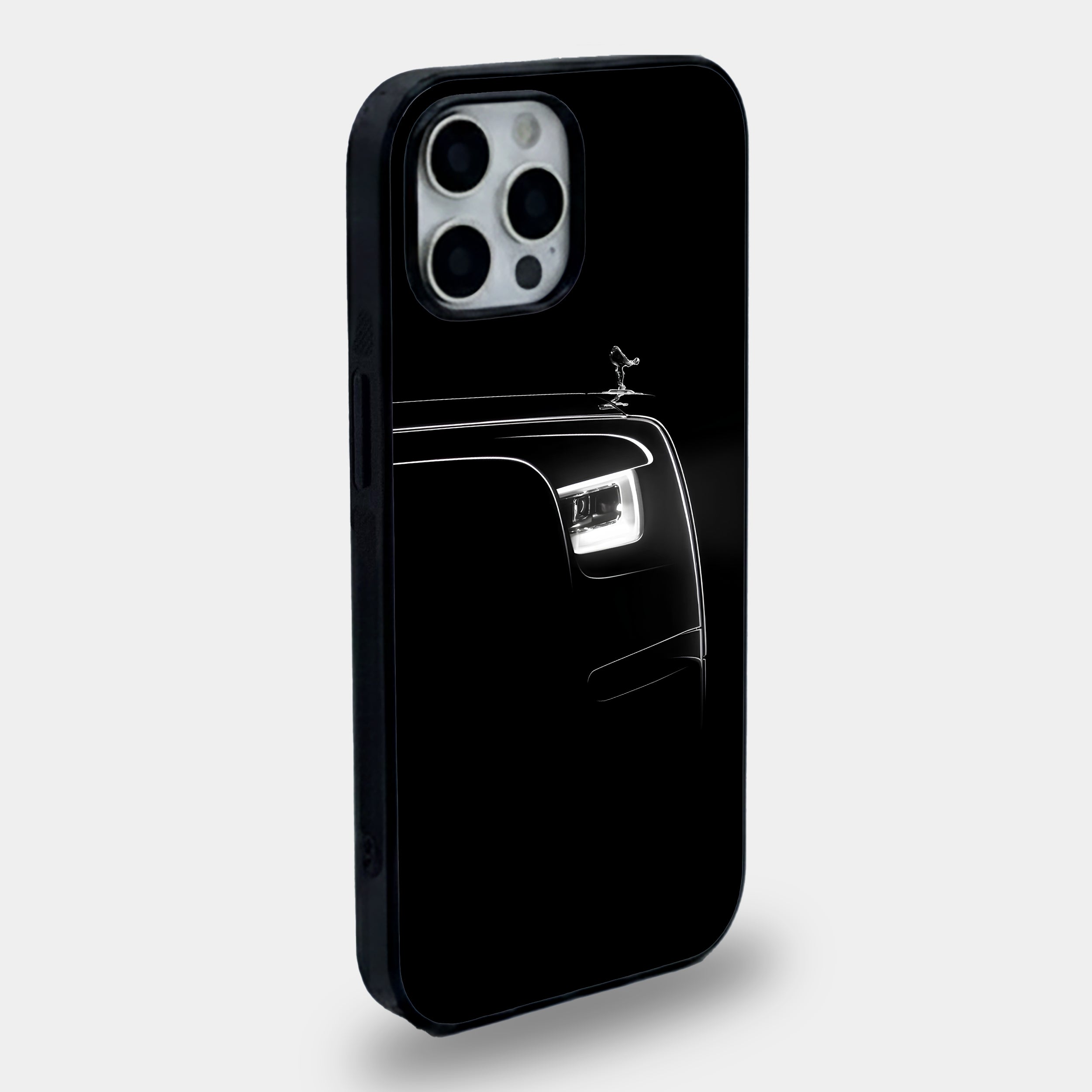 Black Rolls Royce Headlight Case