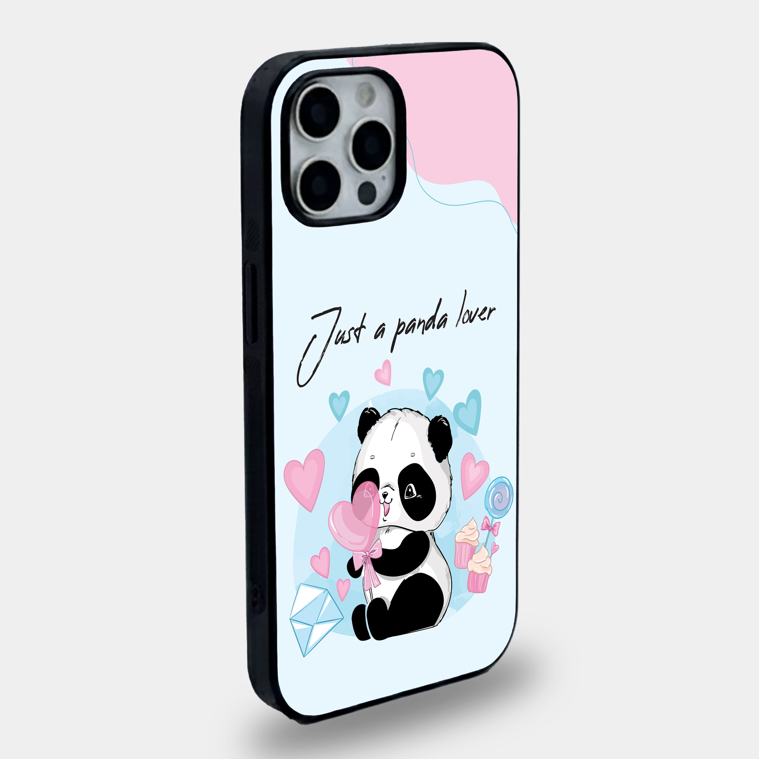 The Panda Lover | Premium Glass iPhone Mobile Cover Case