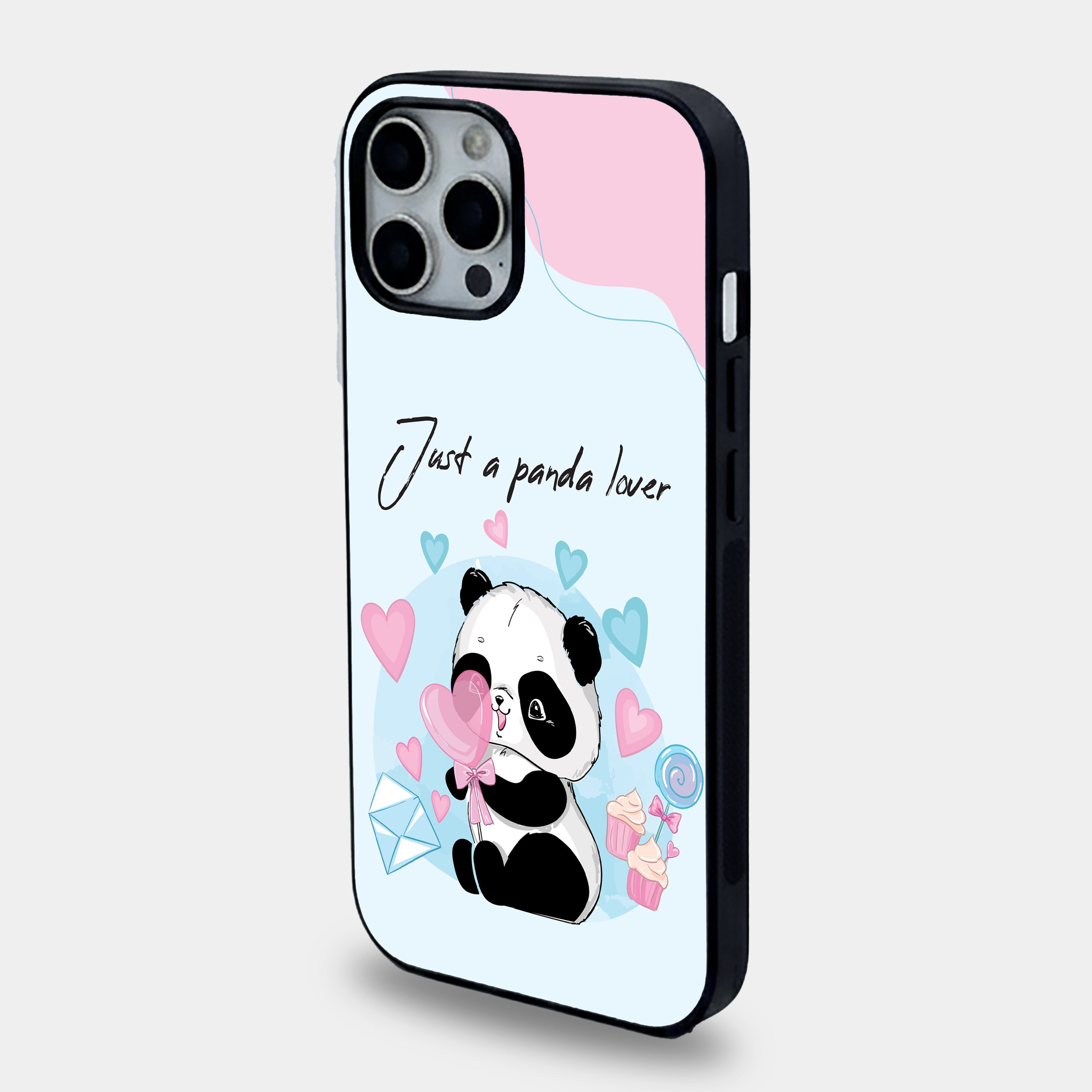 The Panda Lover | Premium Glass iPhone Mobile Cover Case